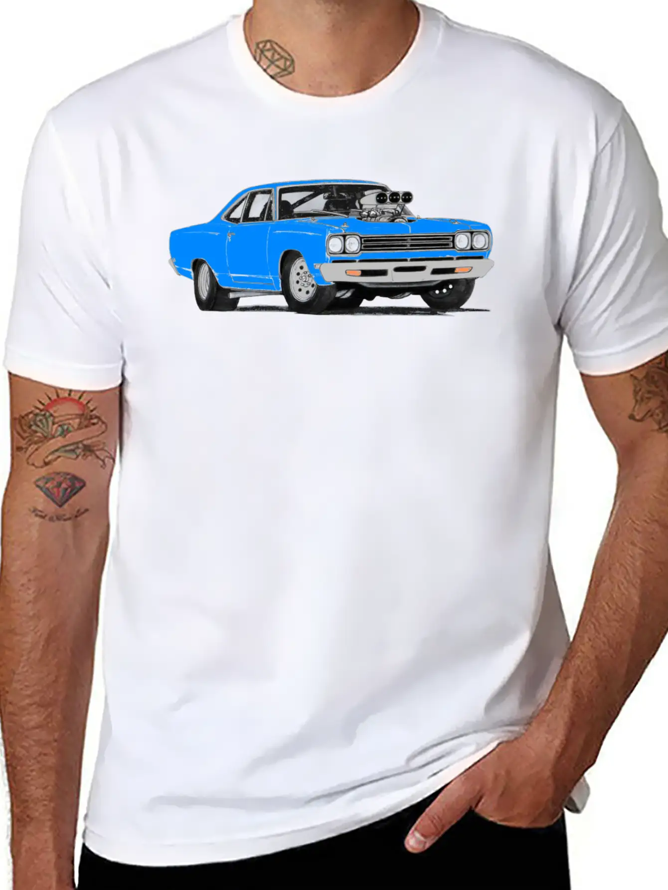 69 Plymouth Road Runner 4 Relaxed Everyday Tee – Lightweight And Durable Cotton