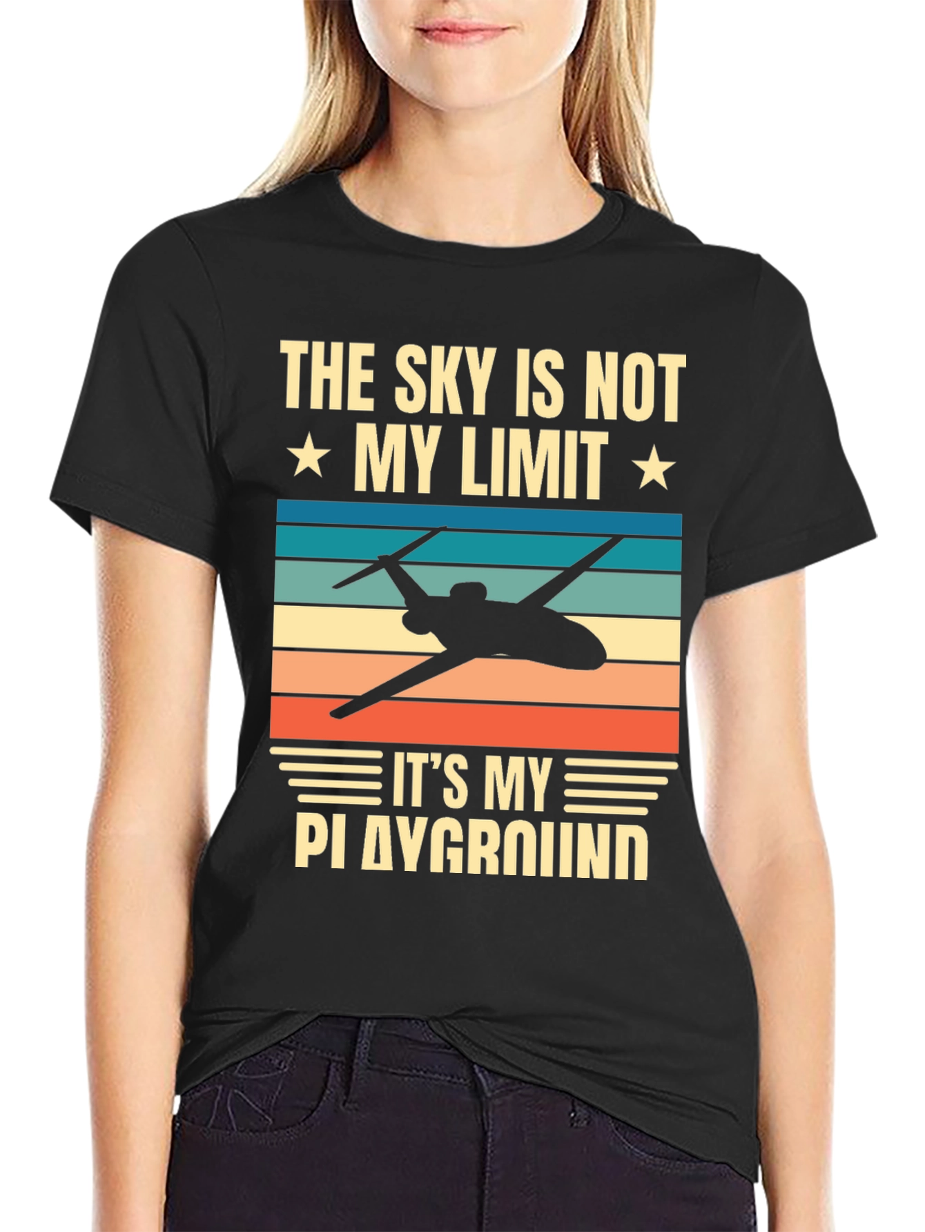 Skys Not My Limit Airplane T-Shirt