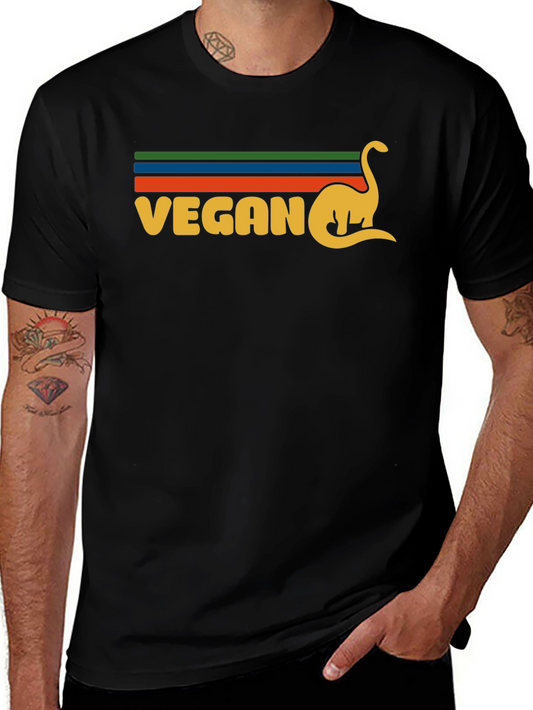 Vegan Dinosaur Graphic T-Shirt