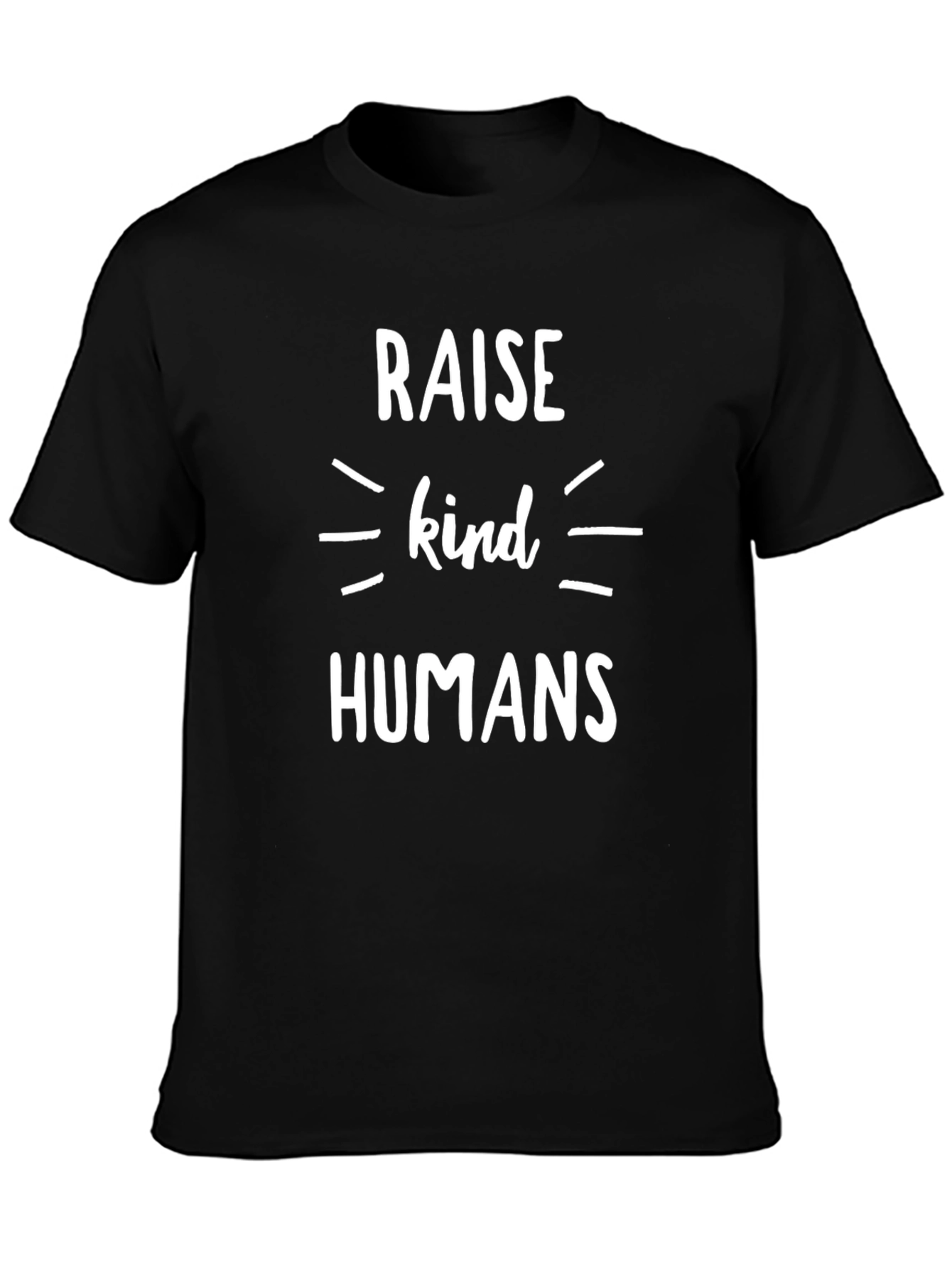 Raise Kind Humans Graphic T-Shirt - Black