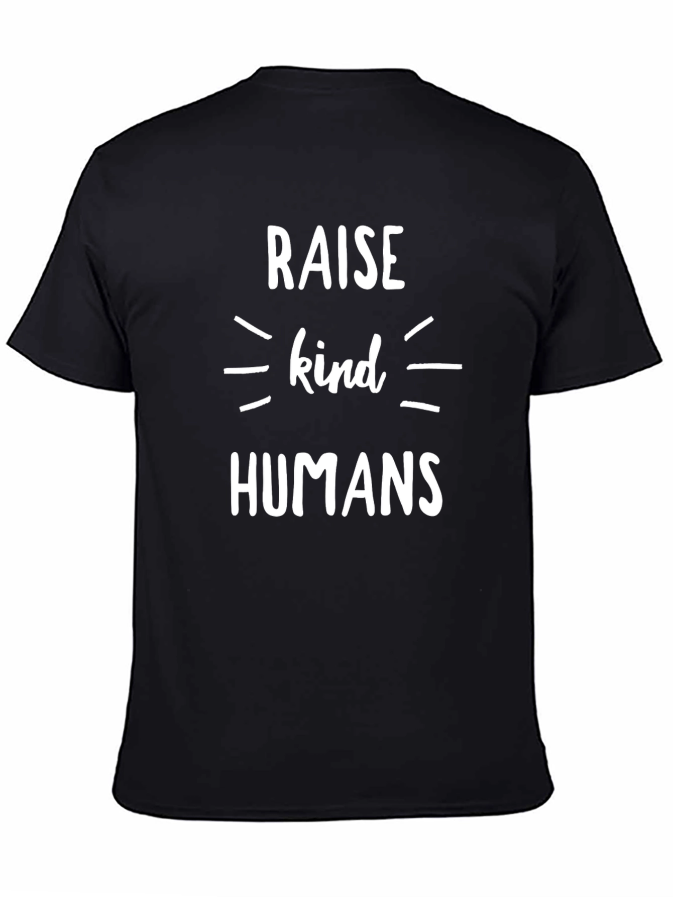 Raise Kind Humans Graphic T-Shirt - Black