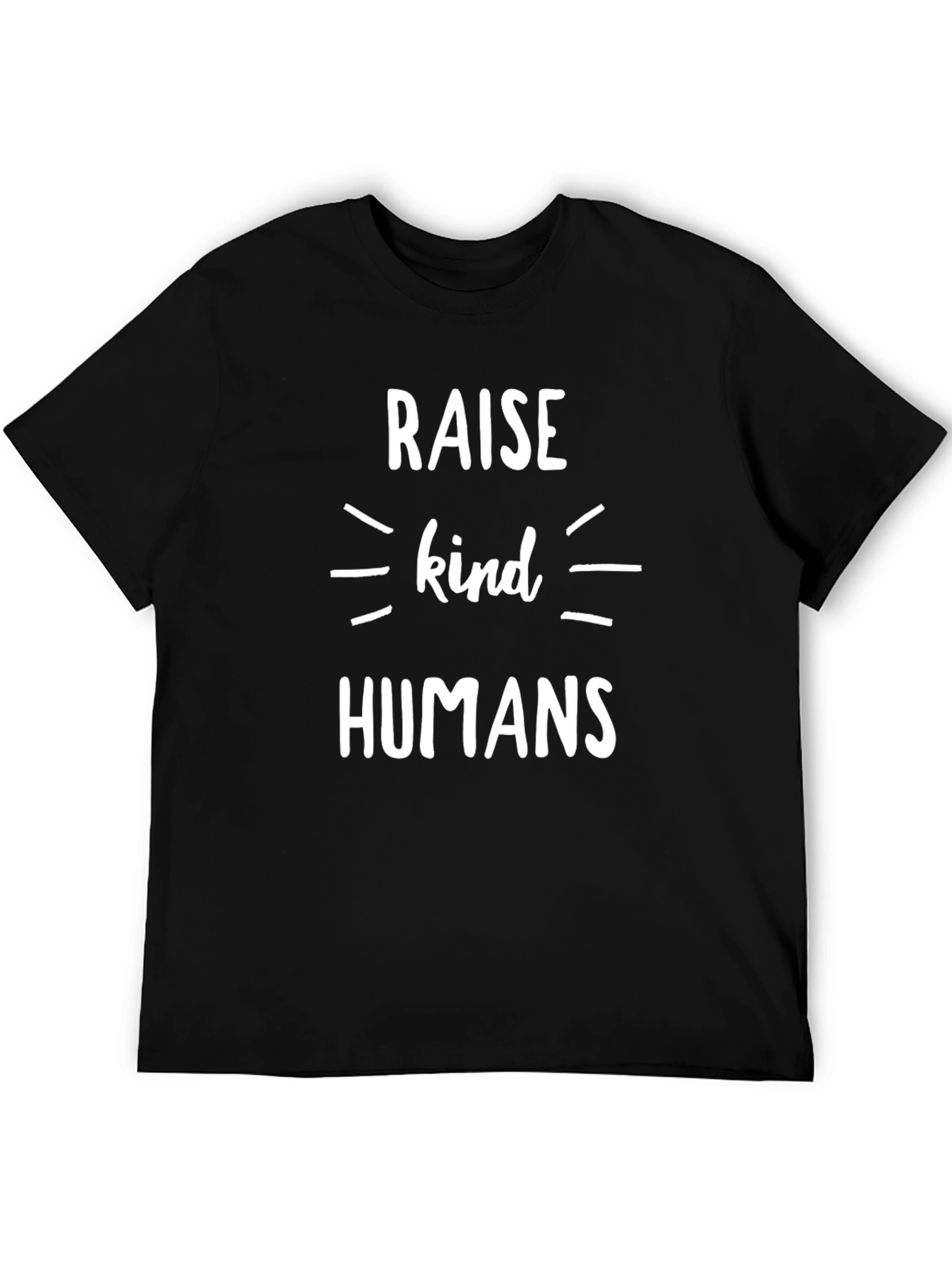 Raise Kind Humans Graphic T-Shirt - Black