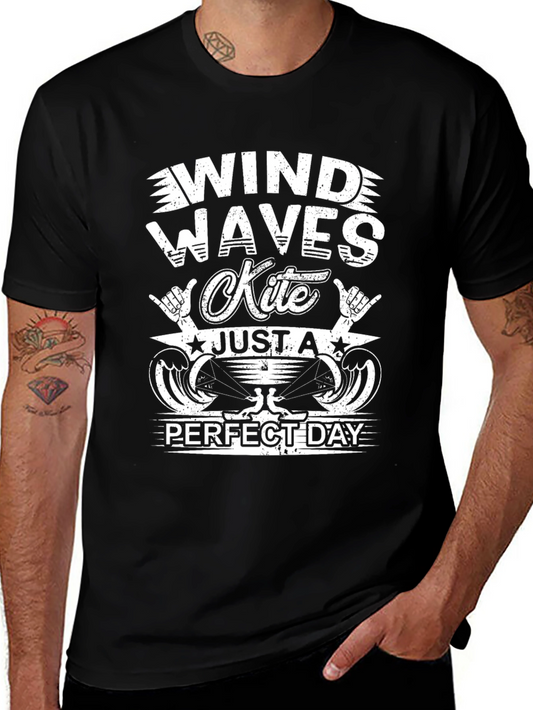 Wind Waves Kite Perfect Day T-Shirt