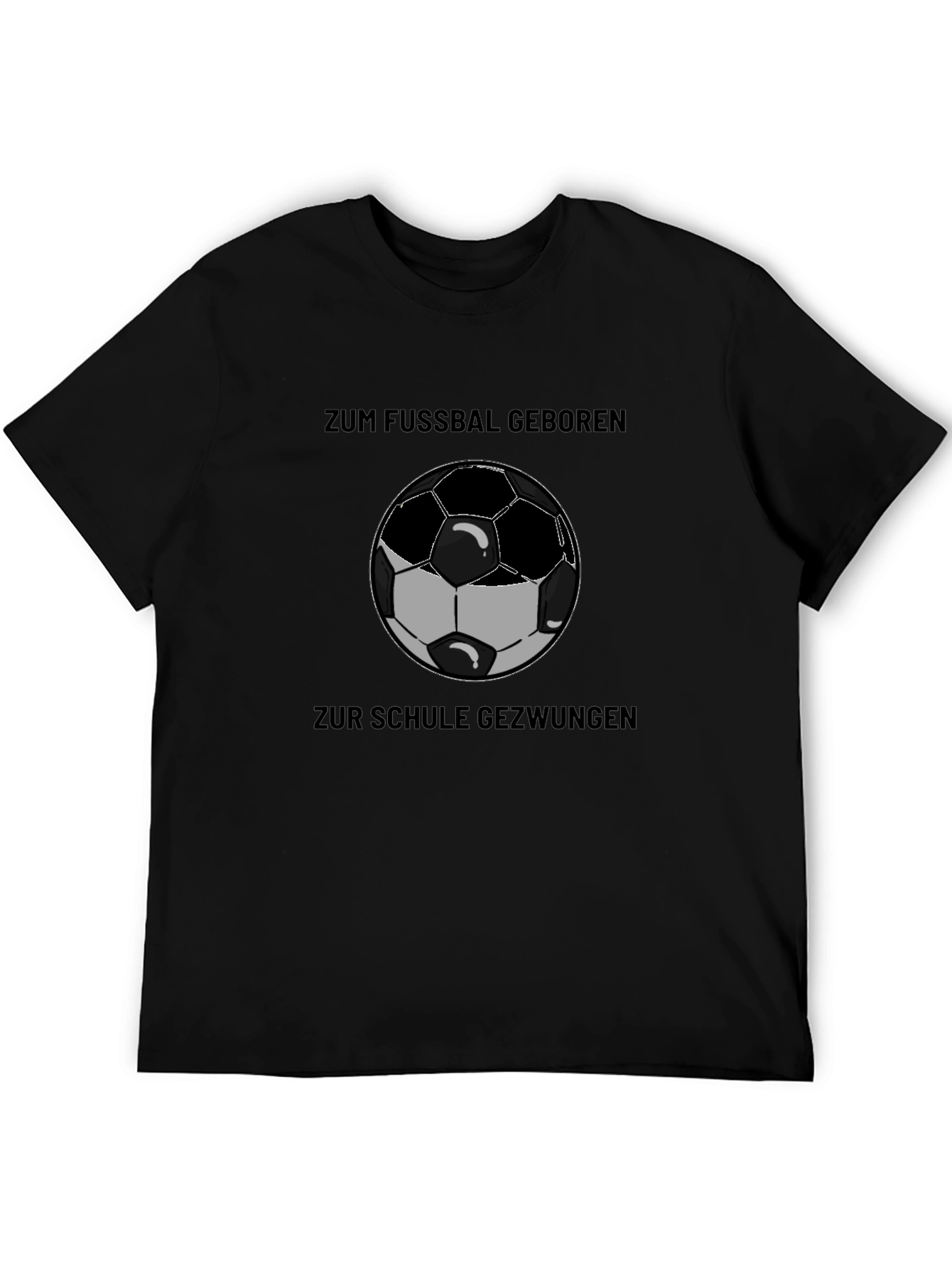 Soccer Fan T-Shirt - Zum Fussbal Geboren