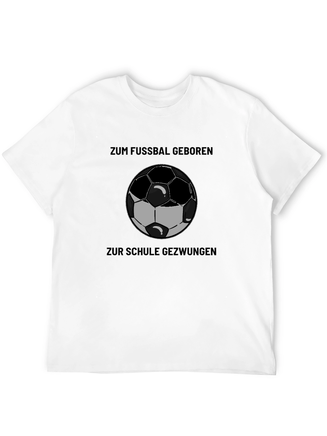Soccer Fan T-Shirt - Zum Fussbal Geboren