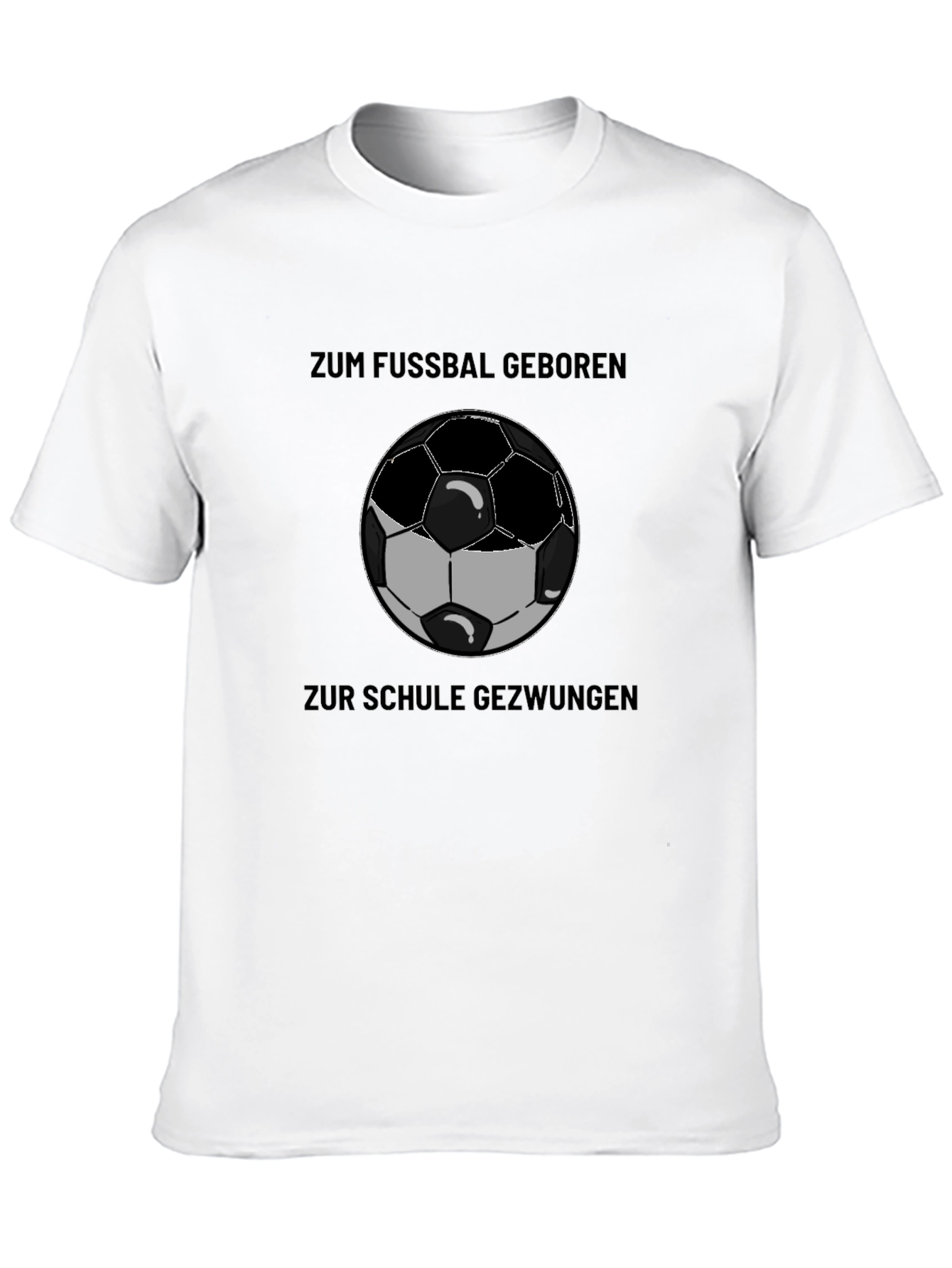 Soccer Fan T-Shirt - Zum Fussbal Geboren