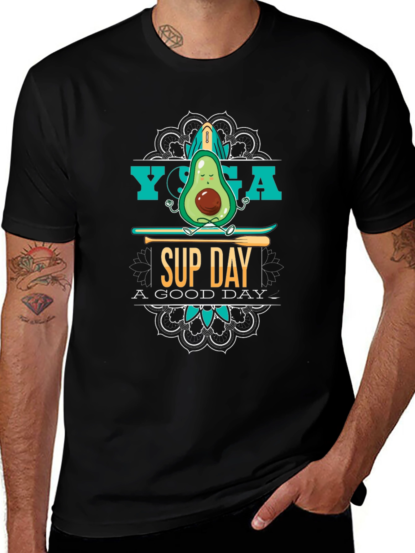 Yoga Sup Day Avocado Graphic Tee