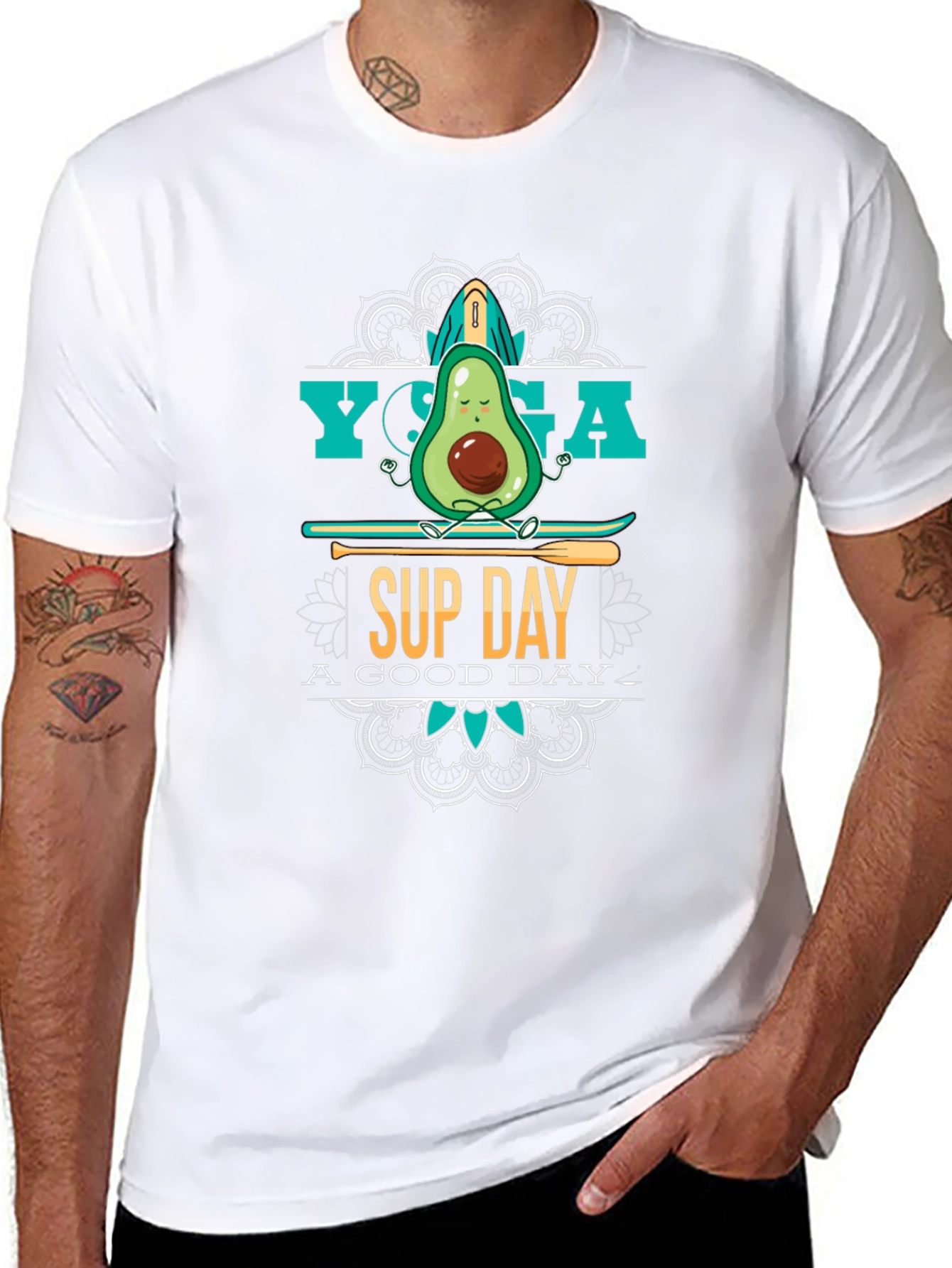 Yoga Sup Day Avocado Graphic Tee