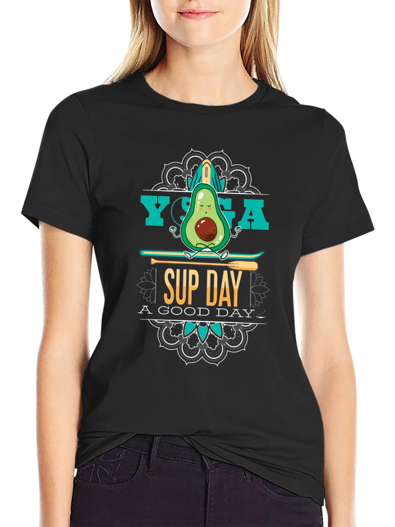 Yoga Sup Day Avocado Graphic Tee
