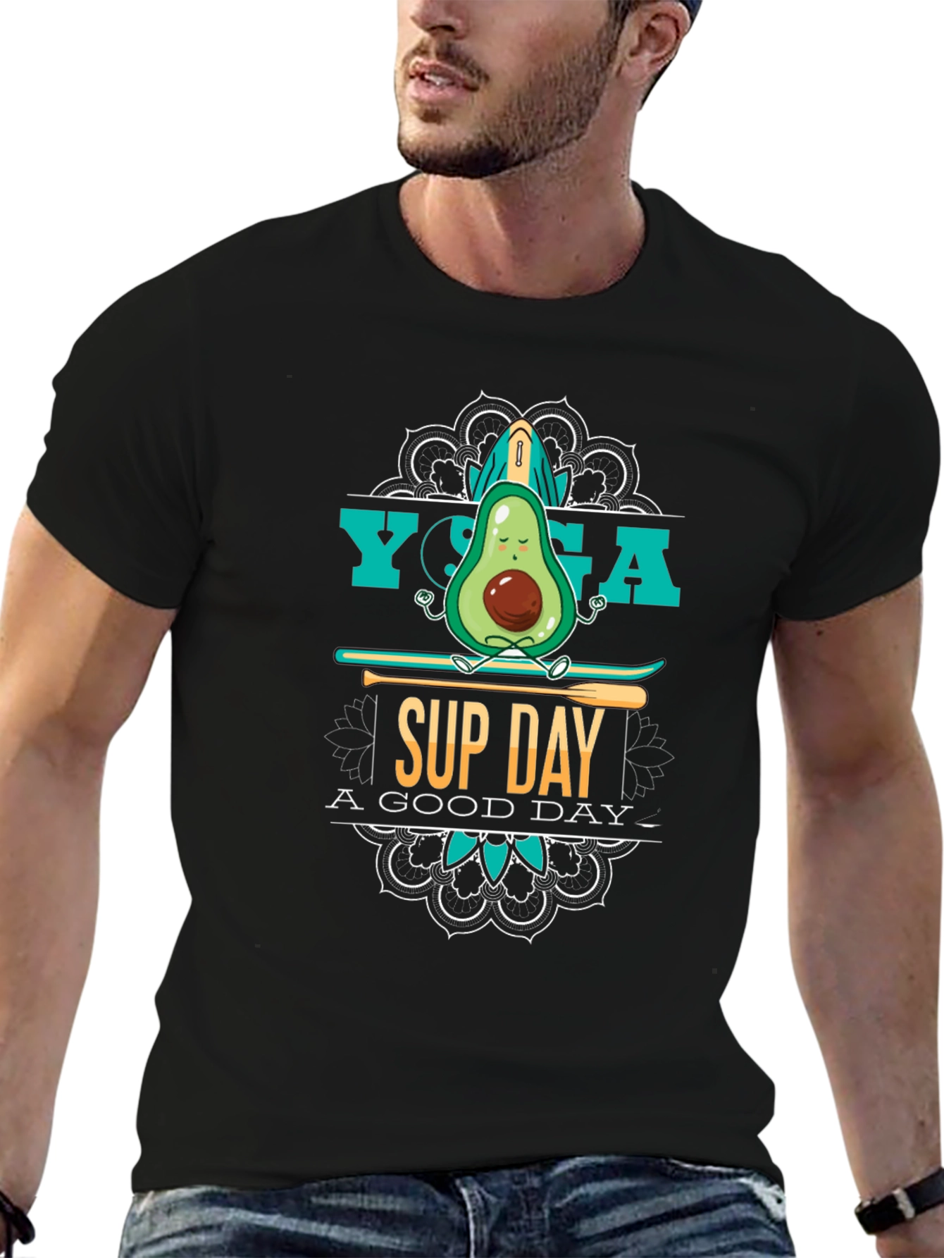 Yoga Sup Day Avocado Graphic Tee