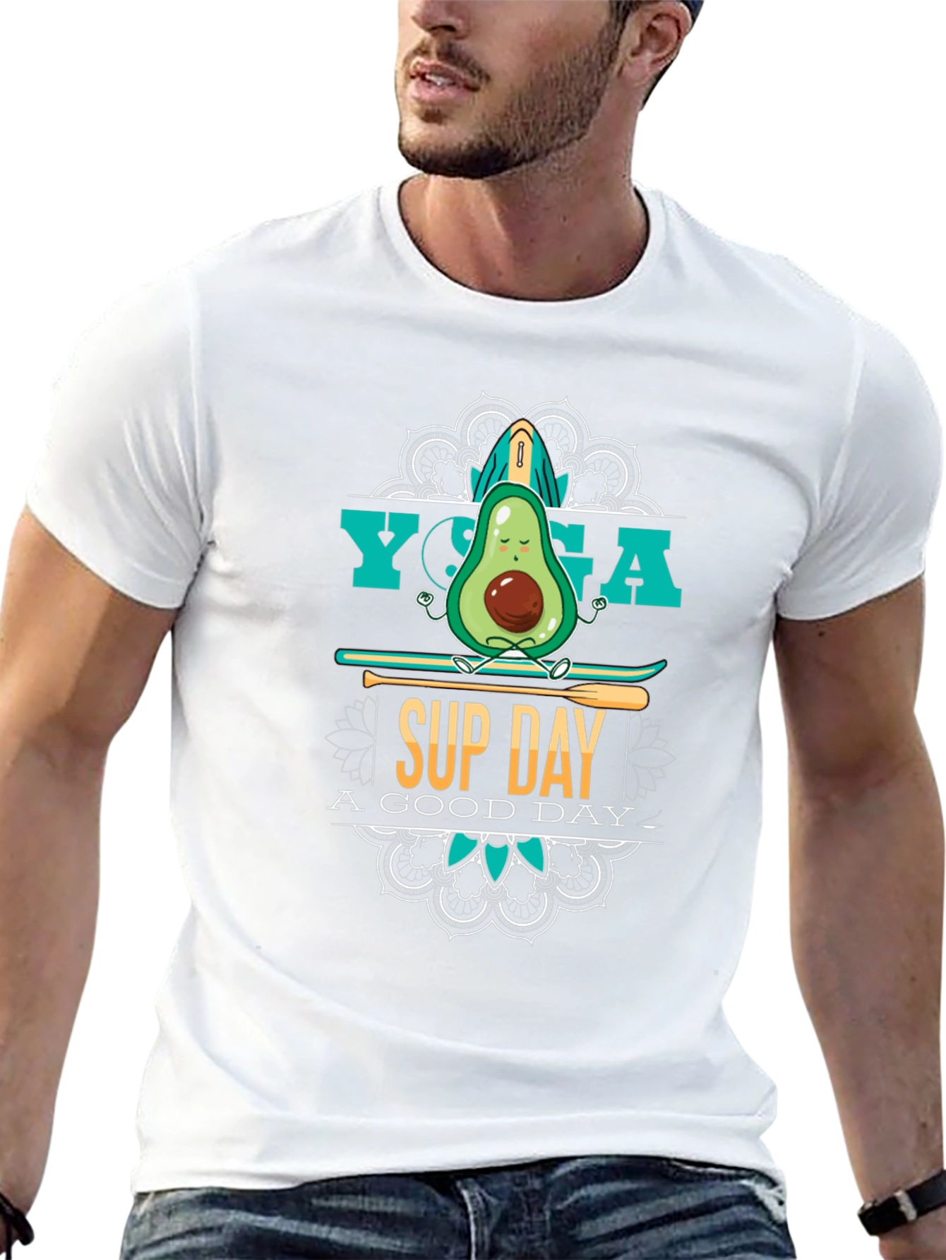 Yoga Sup Day Avocado Graphic Tee
