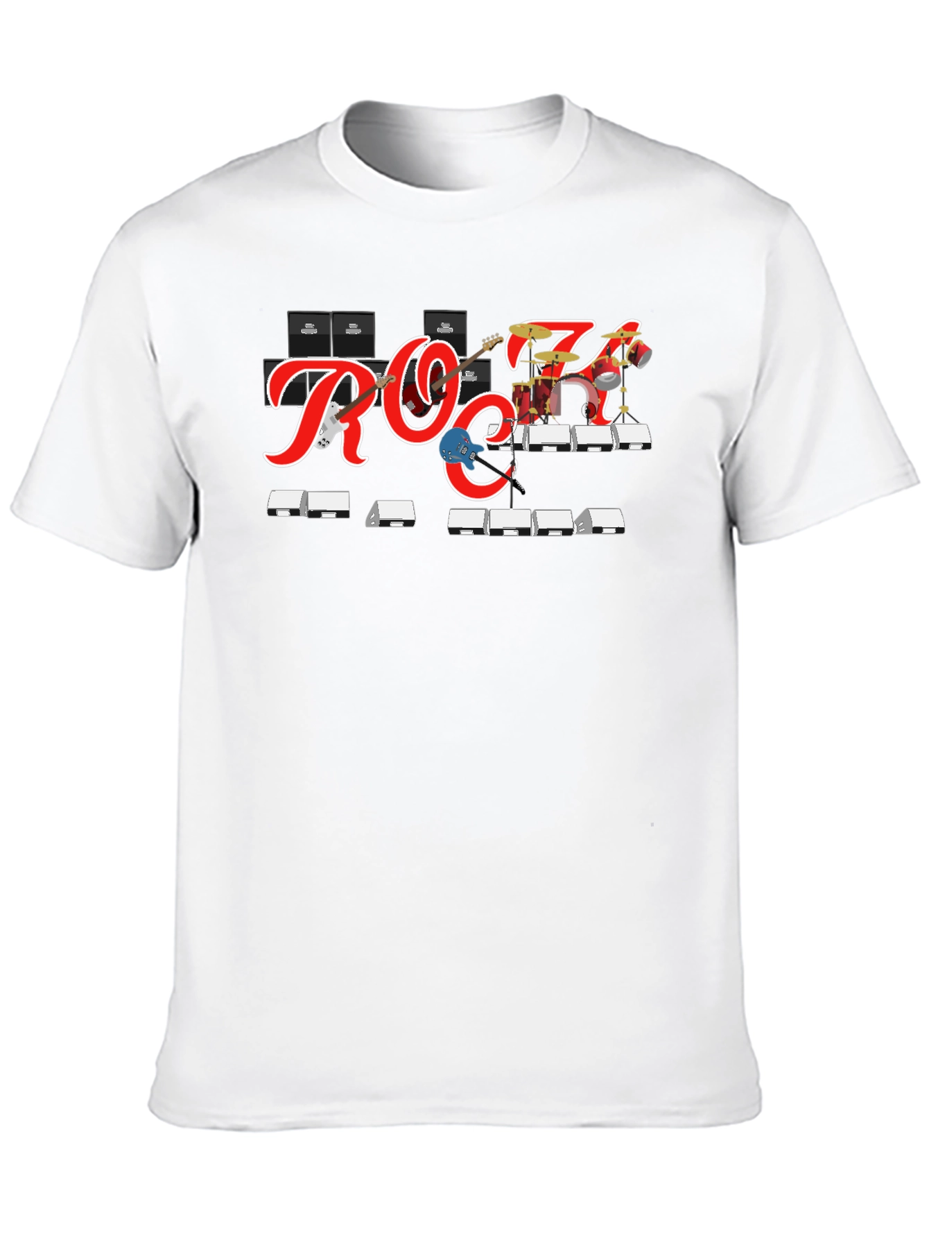 Rock Band Graphic Tee - Black