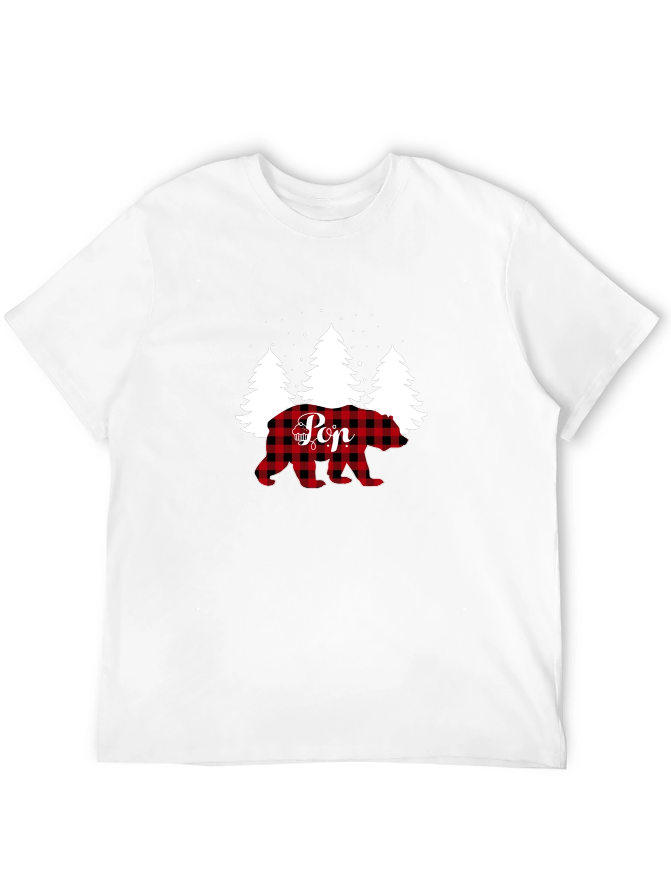Plaid Bear Pop T-Shirt