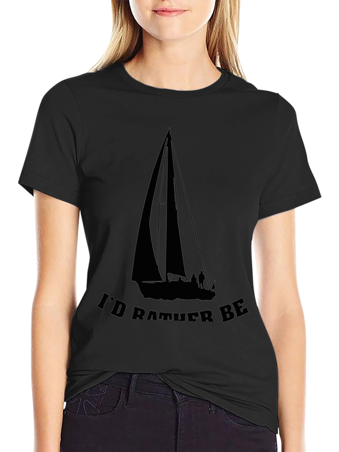 Sailboat T-Shirt - Id Rather Be Sailing