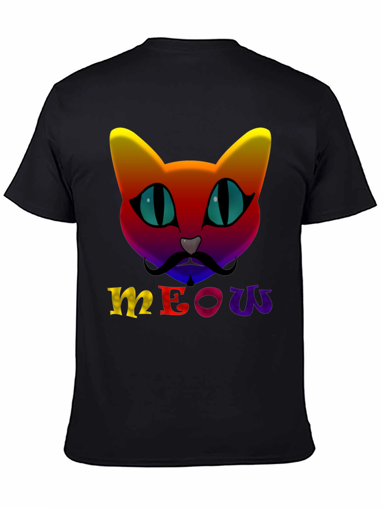 Rainbow Cat Meow T-Shirt