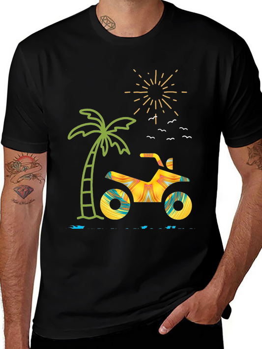 Tropical ATV T-Shirt: Beach Vibes
