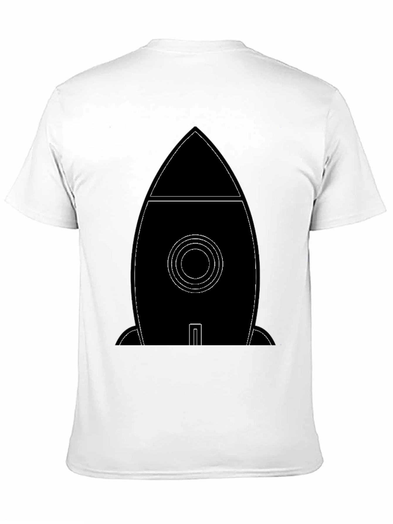 Rocket Graphic Tee - Modern Astronaut Shirt