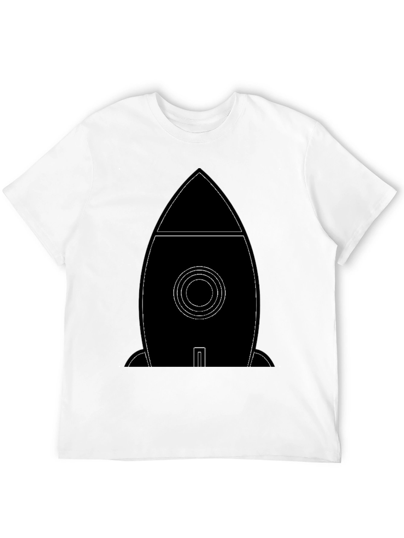 Rocket Graphic Tee - Modern Astronaut Shirt