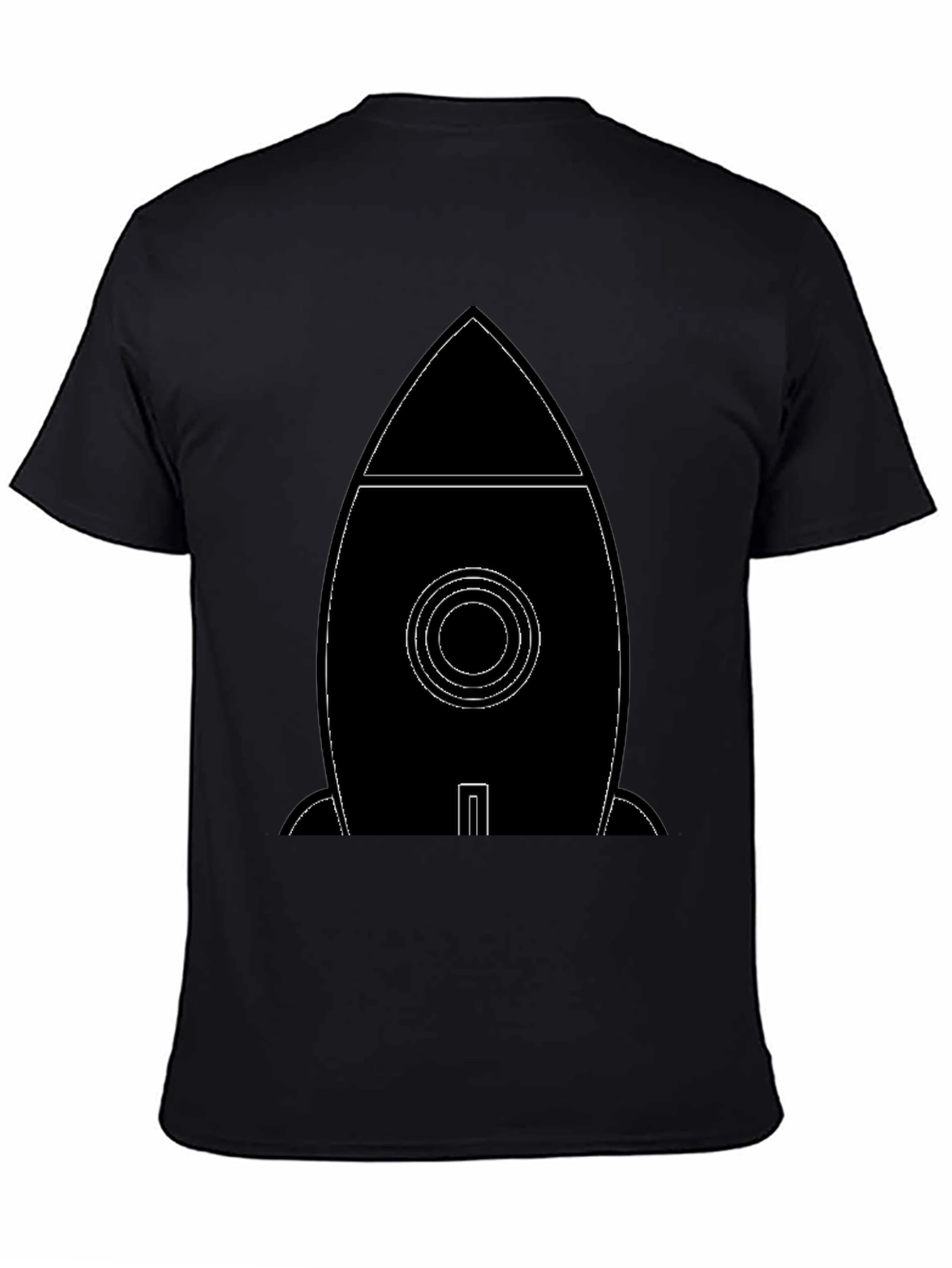 Rocket Graphic Tee - Modern Astronaut Shirt