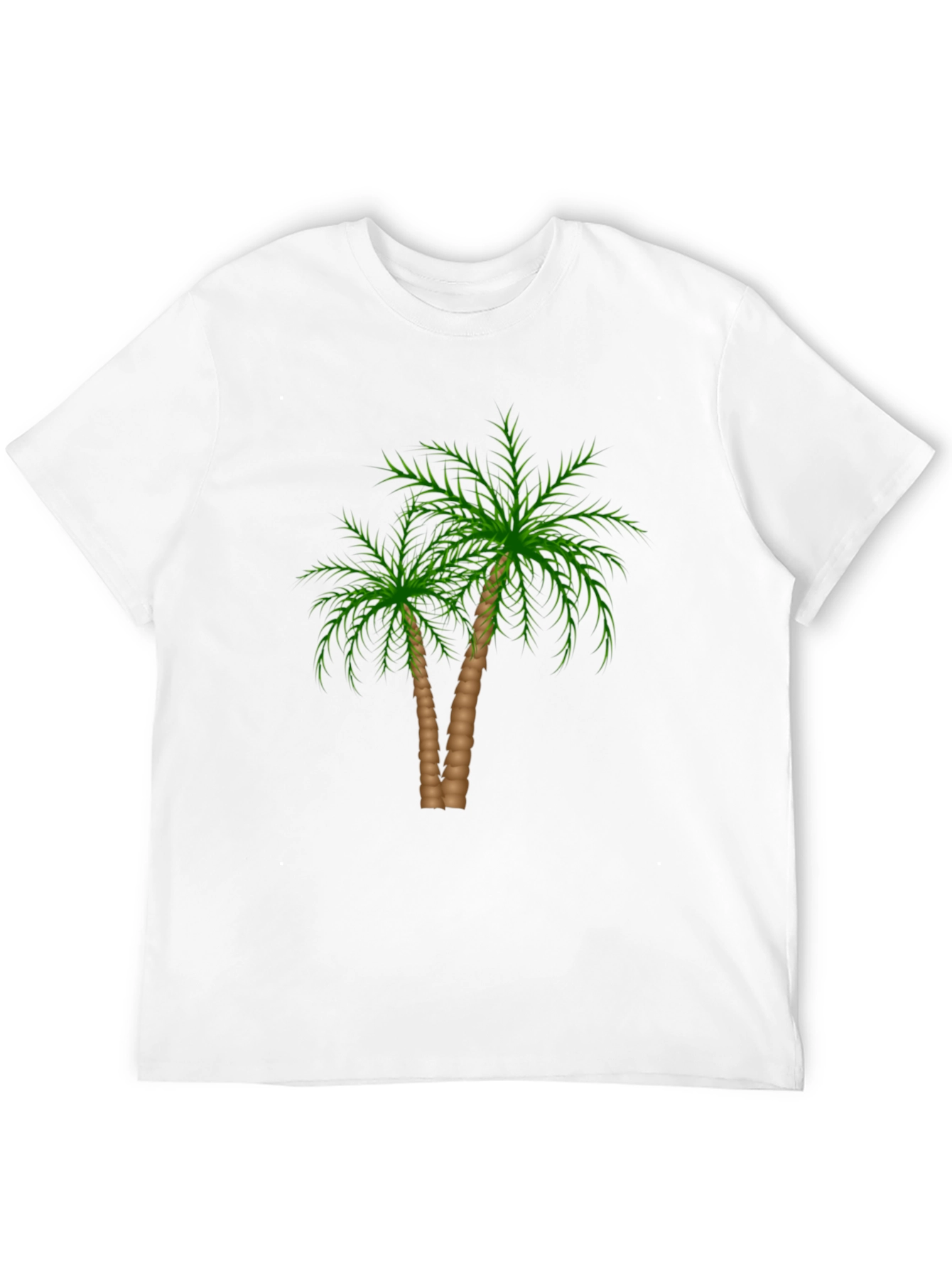 Palm Tree Graphic Black T-Shirt