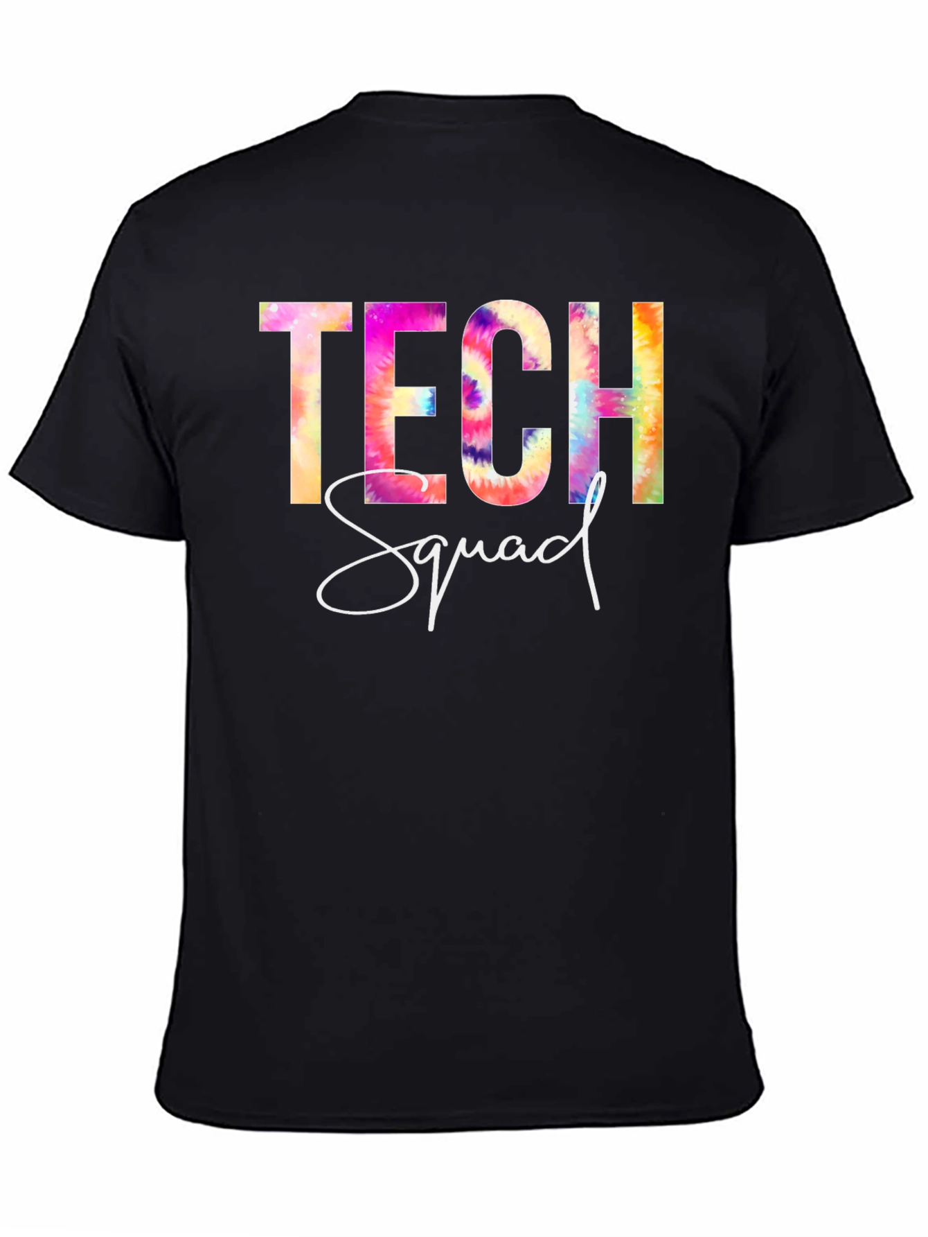 Tech Squad Tie-Dye Graphic T-Shirt