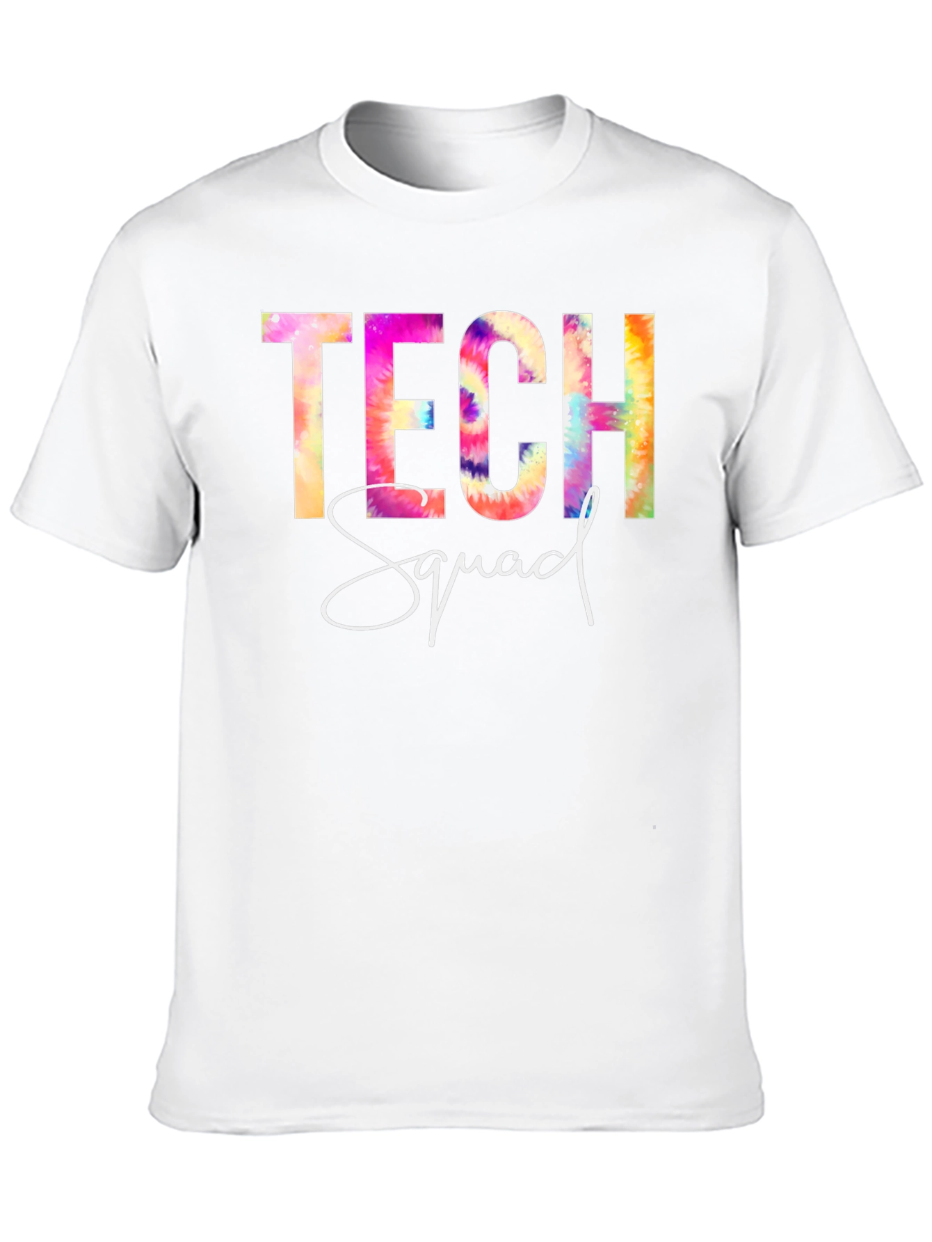 Tech Squad Tie-Dye Graphic T-Shirt