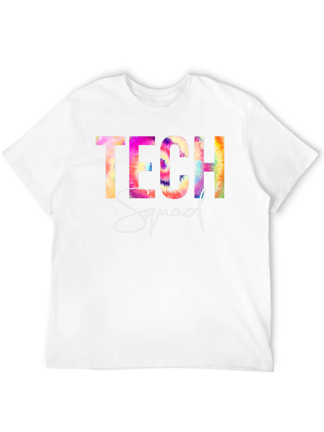 Tech Squad Tie-Dye Graphic T-Shirt