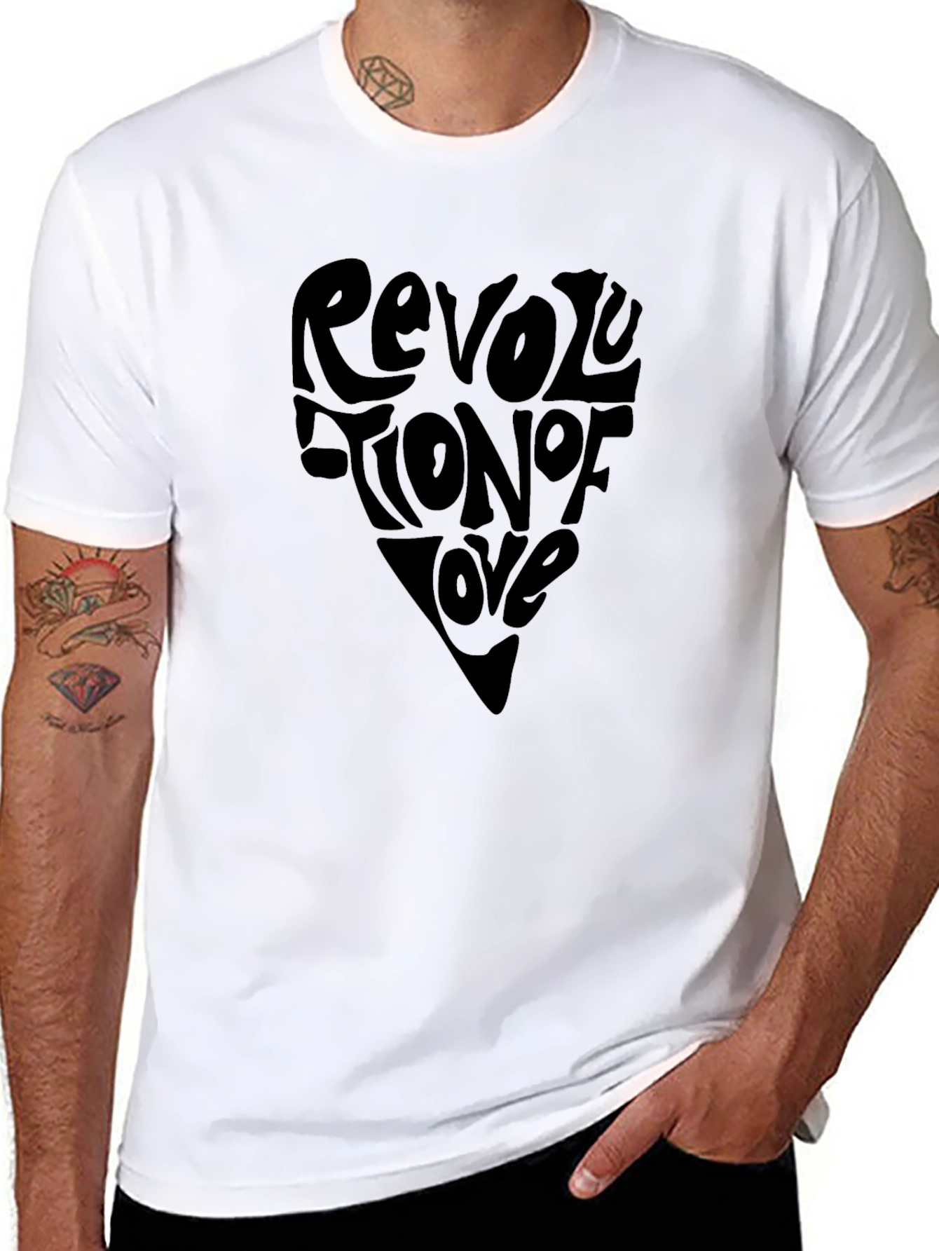 Revolution of Love Black T-Shirt