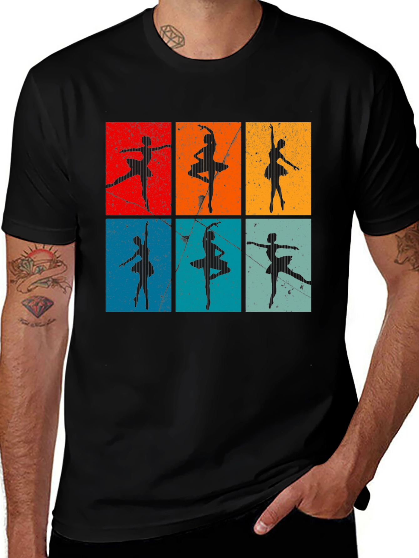 Retro Ballerina Dance T-Shirt