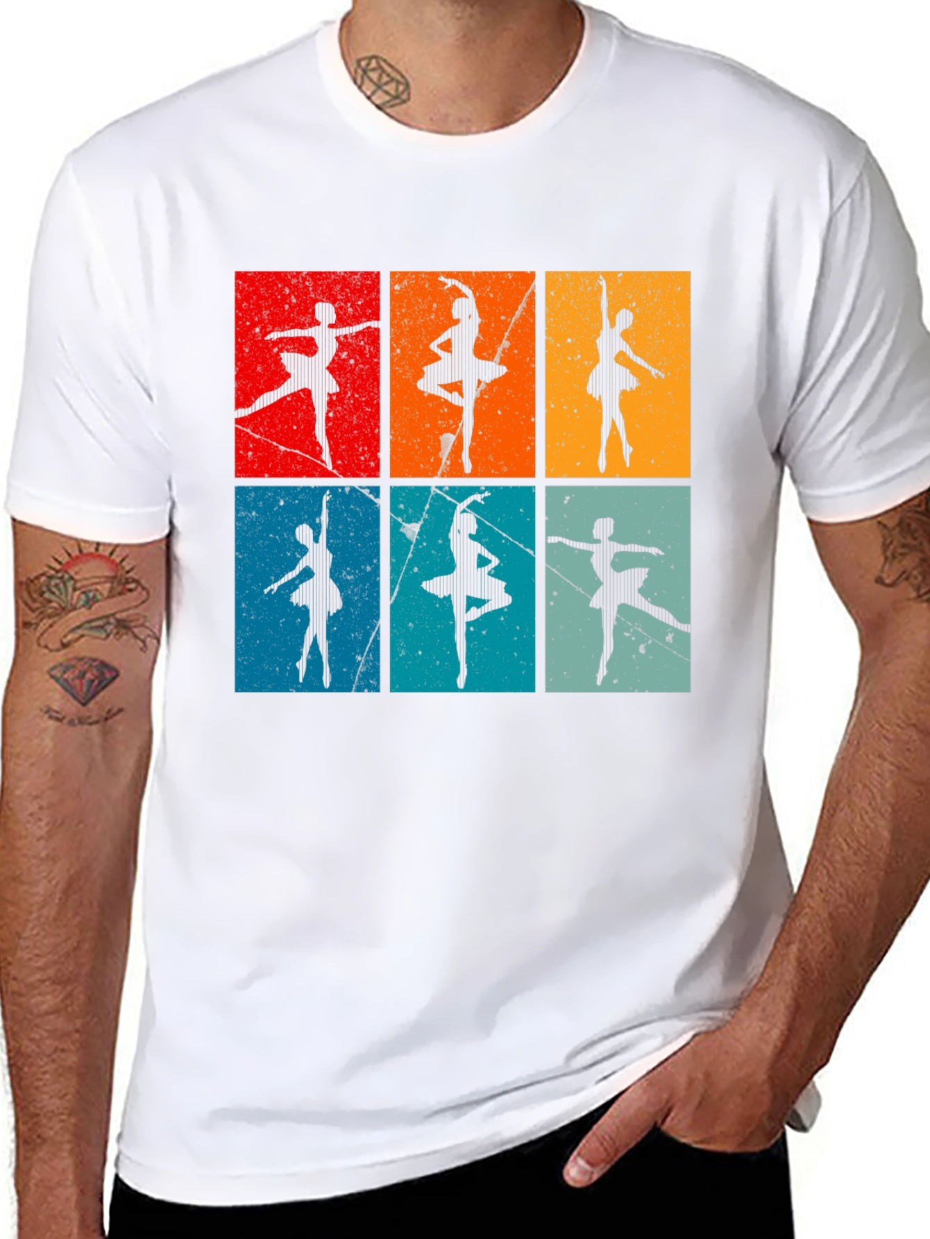 Retro Ballerina Dance T-Shirt