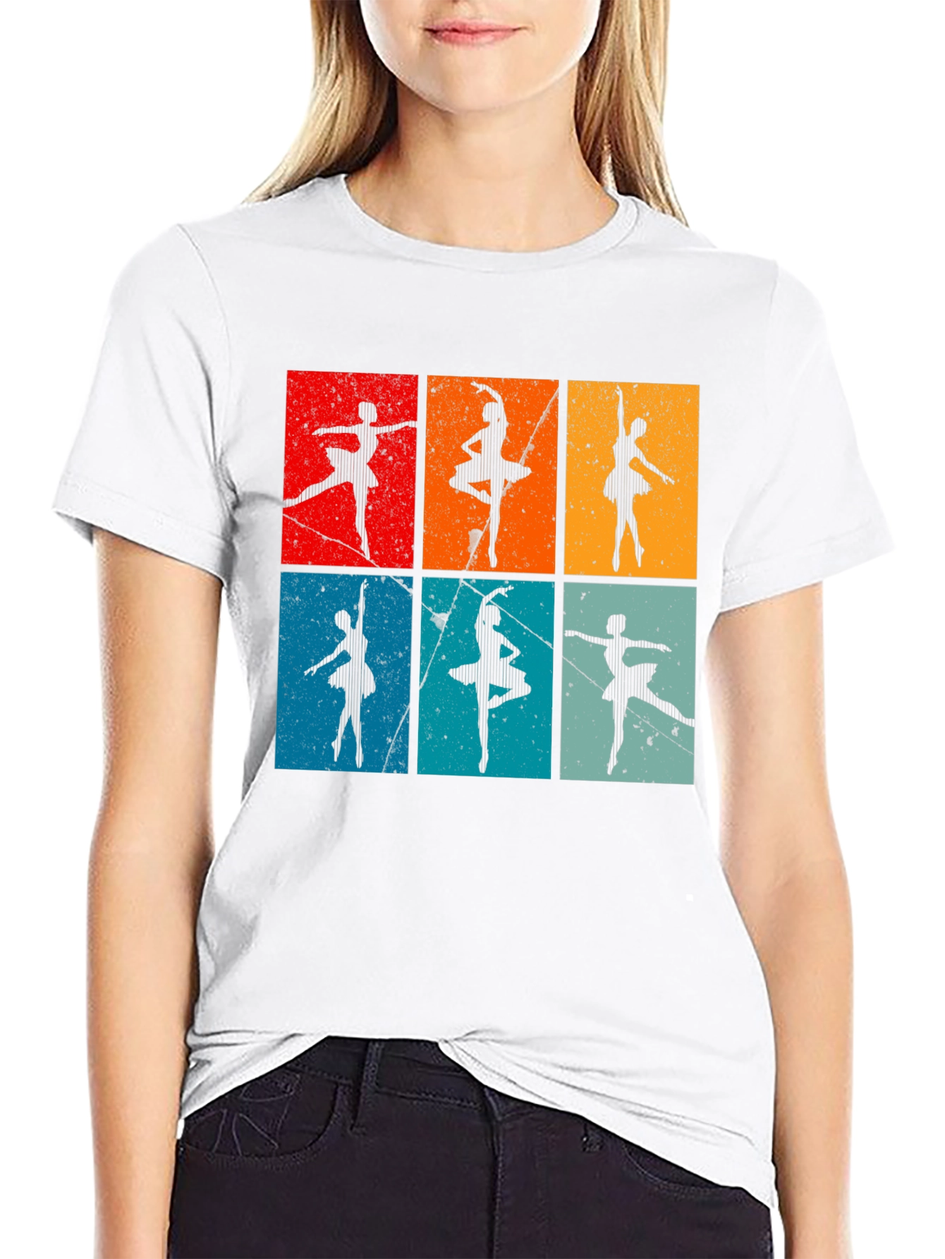 Retro Ballerina Dance T-Shirt