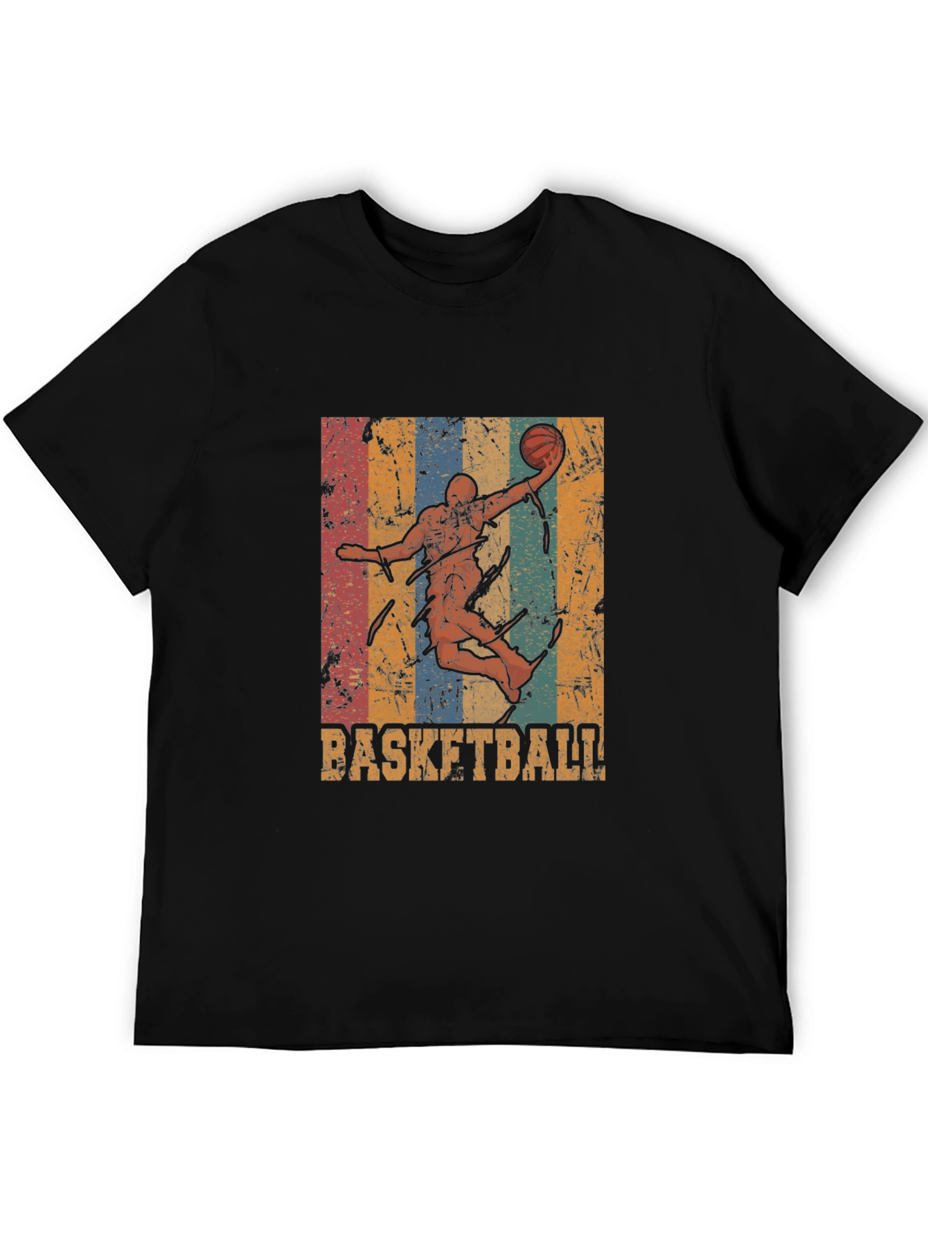 Retro Basketball Player Graphic T-Shirt