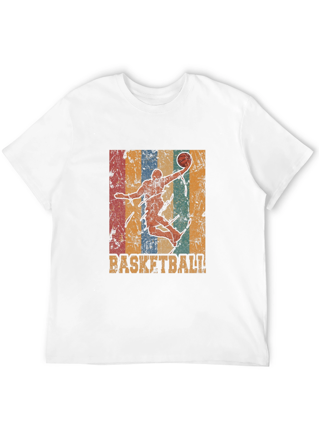 Retro Basketball Player Graphic T-Shirt
