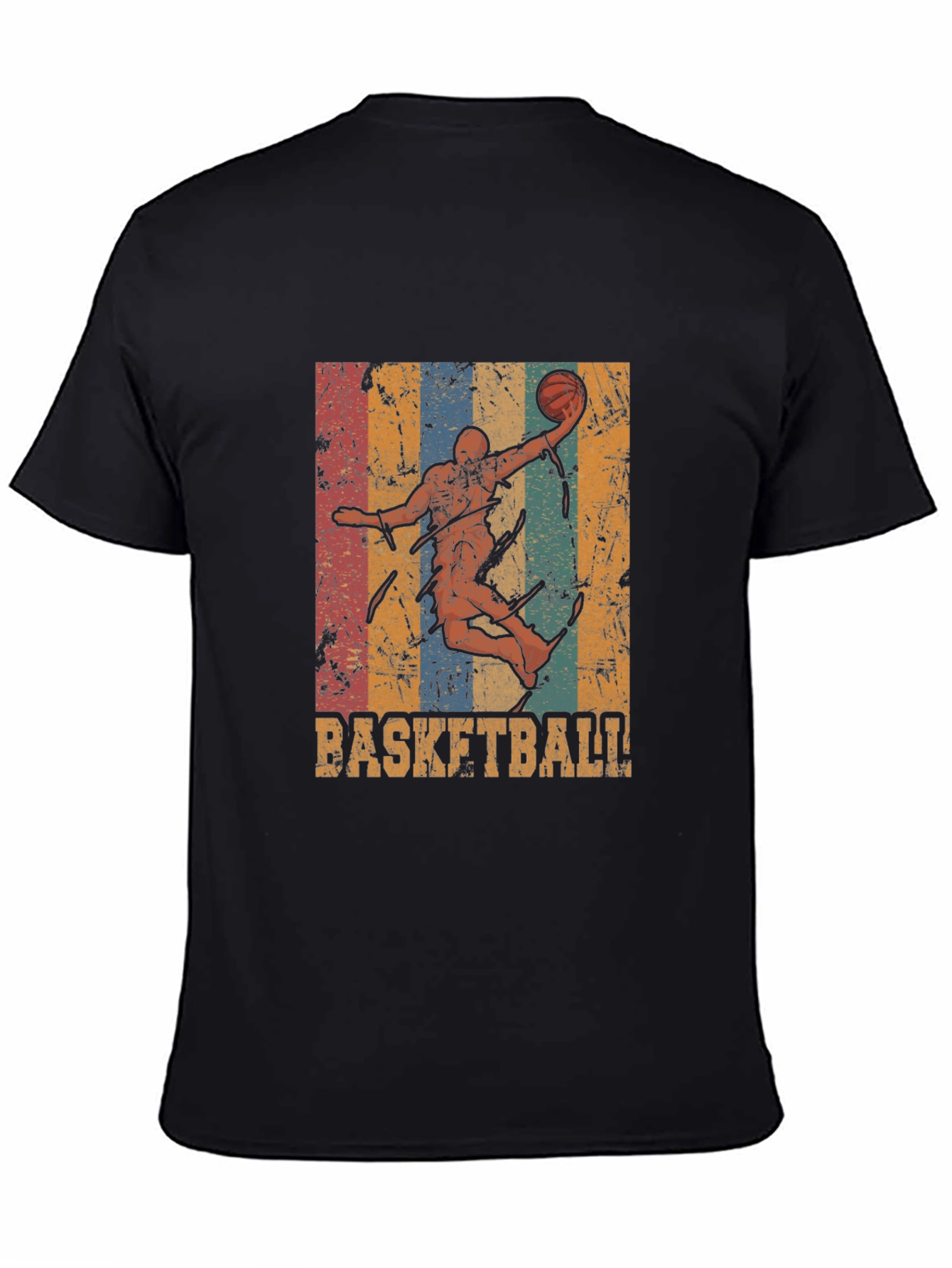 Retro Basketball Player Graphic T-Shirt
