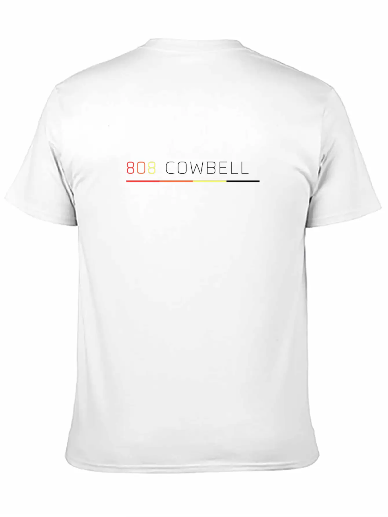 808 CowBell Retro Vintage Drum Machine Lightweight Cotton T-Shirt – Daily Comfort Graphic Shirt