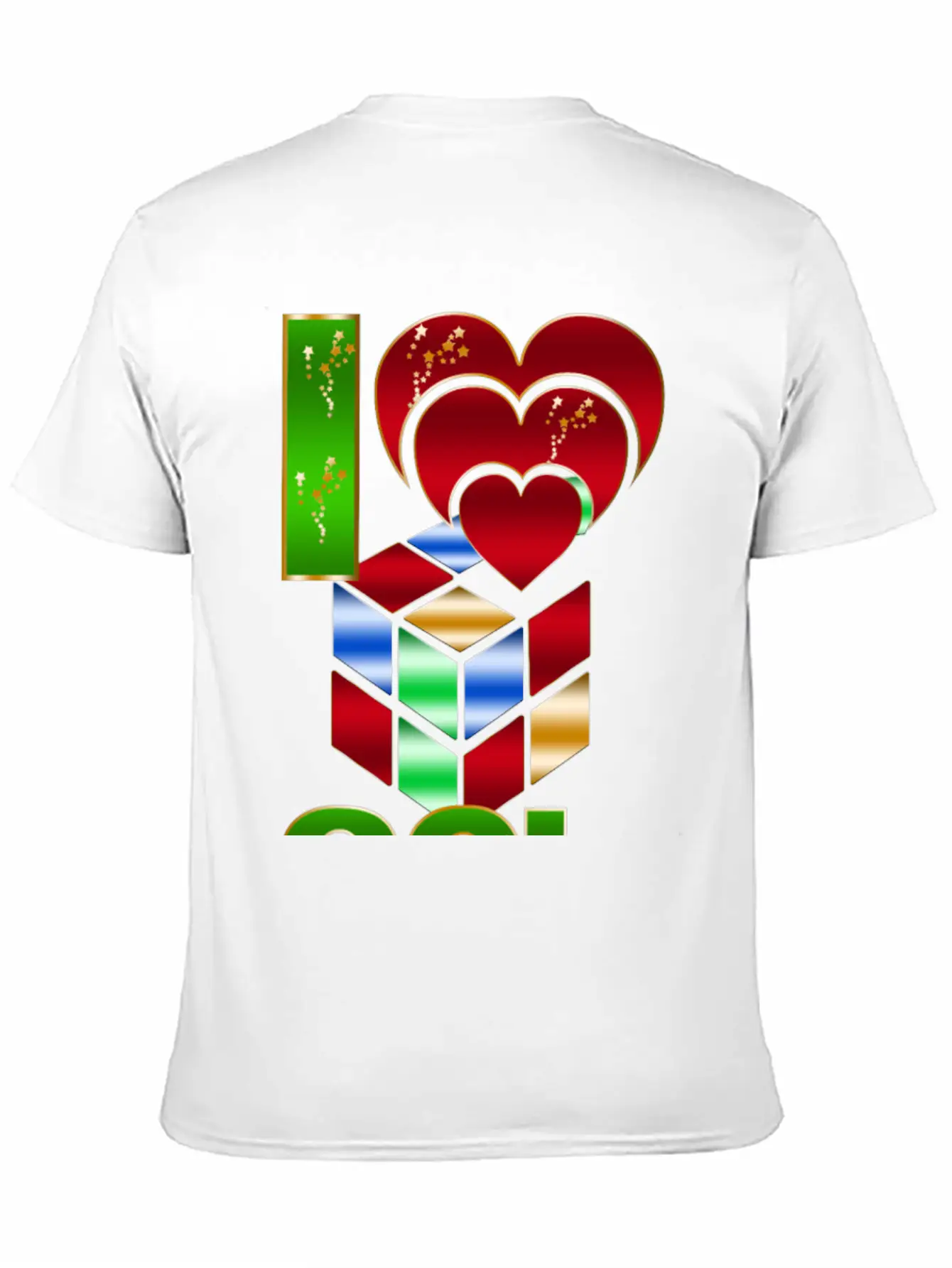 80s I Love Essential Cotton Tee For Daily Outfits – Unisex Style
