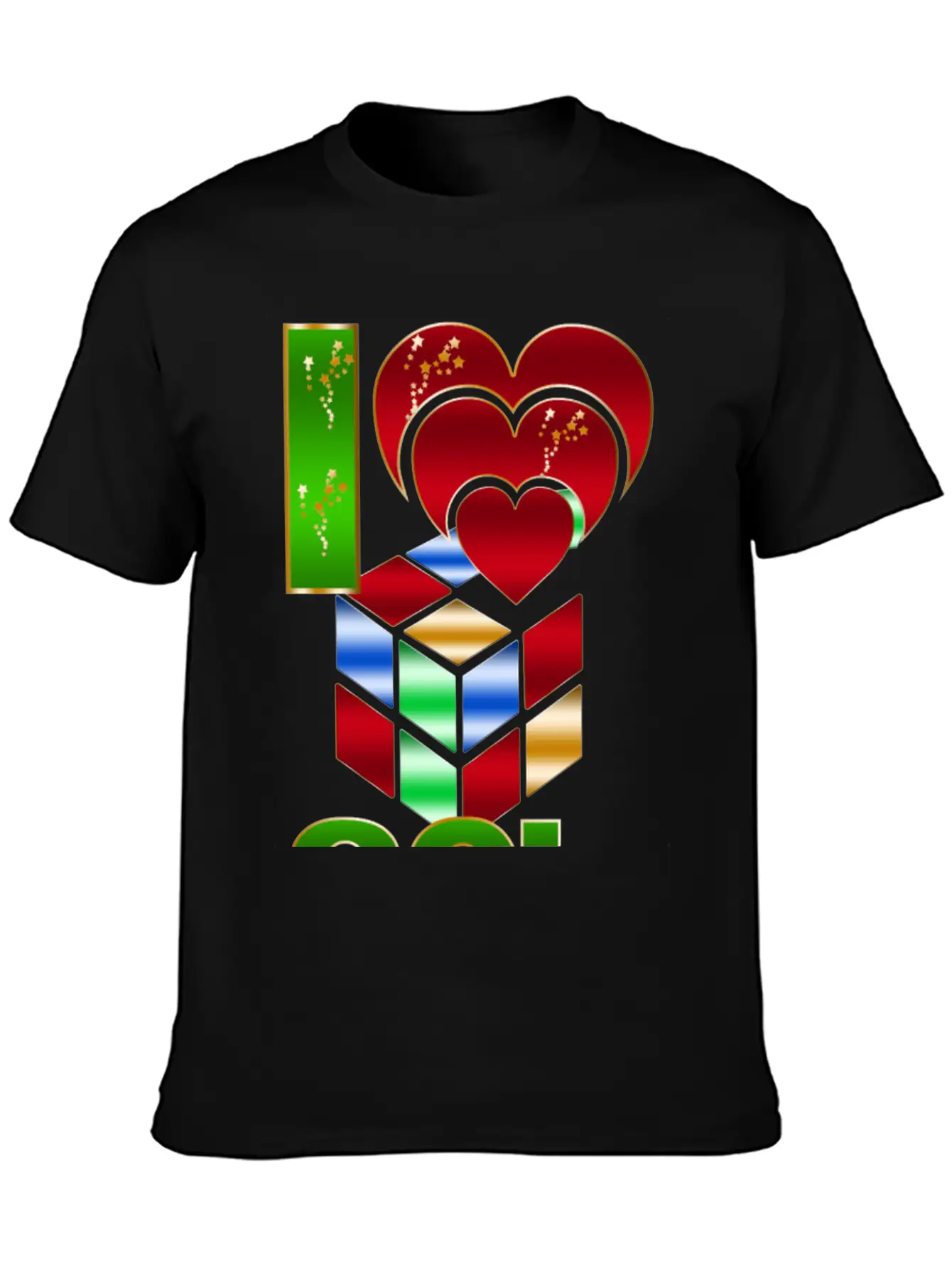 80s I Love Essential Cotton Tee For Daily Outfits – Unisex Style
