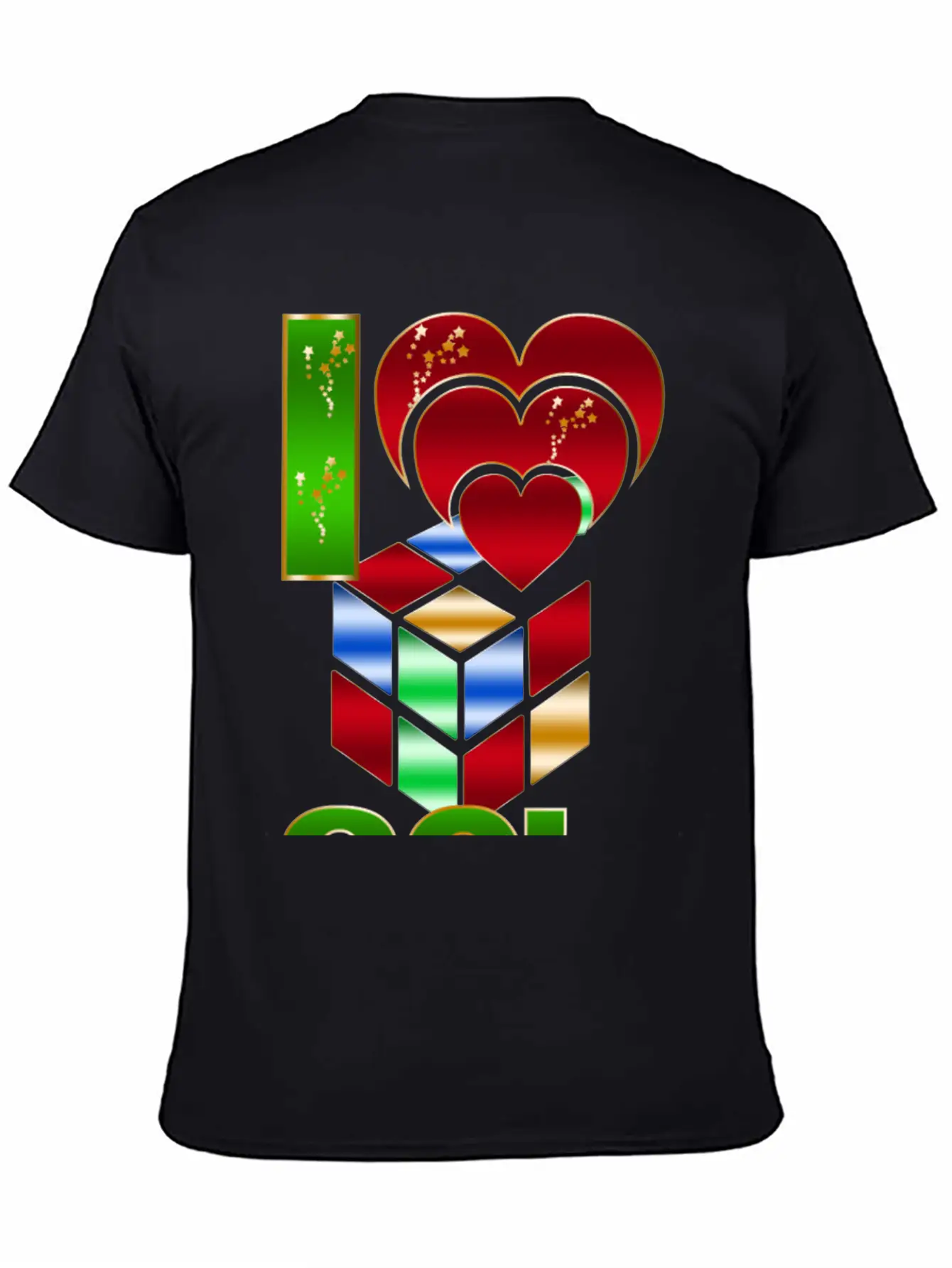 80s I Love Essential Cotton Tee For Daily Outfits – Unisex Style