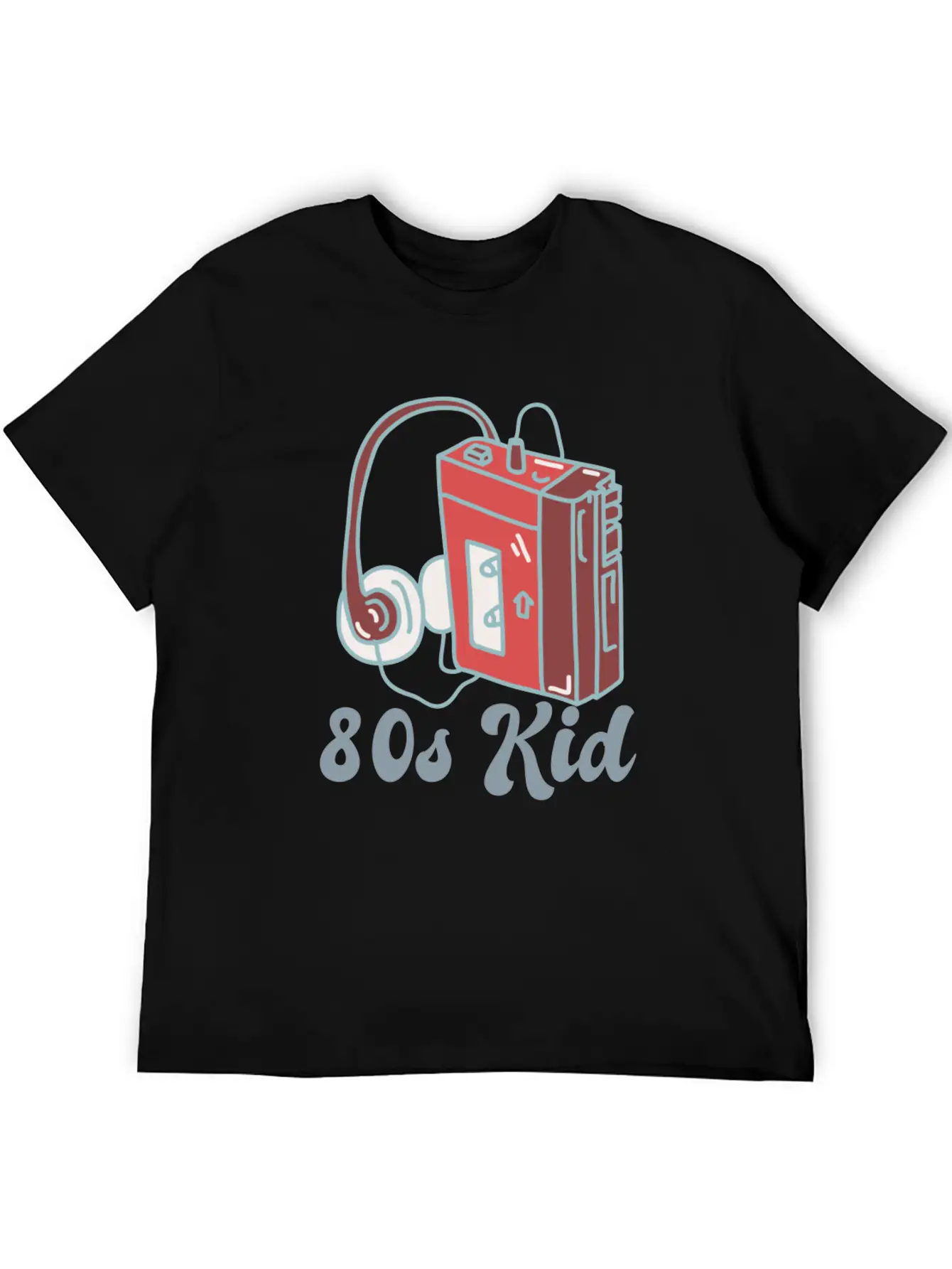 80s Kid Cassette Relaxed Everyday Tee – Lightweight And Durable Cotton