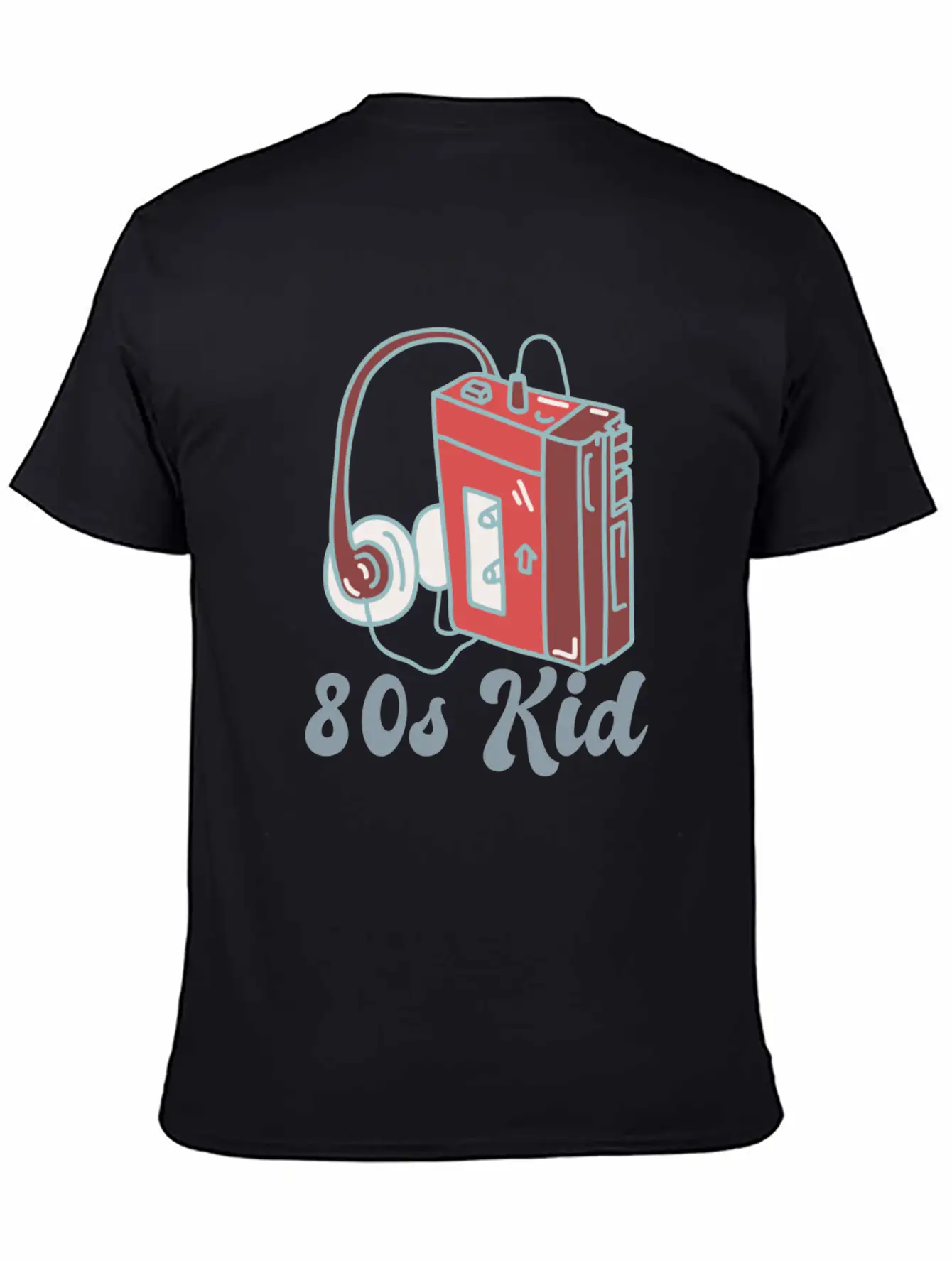 80s Kid Cassette Relaxed Everyday Tee – Lightweight And Durable Cotton