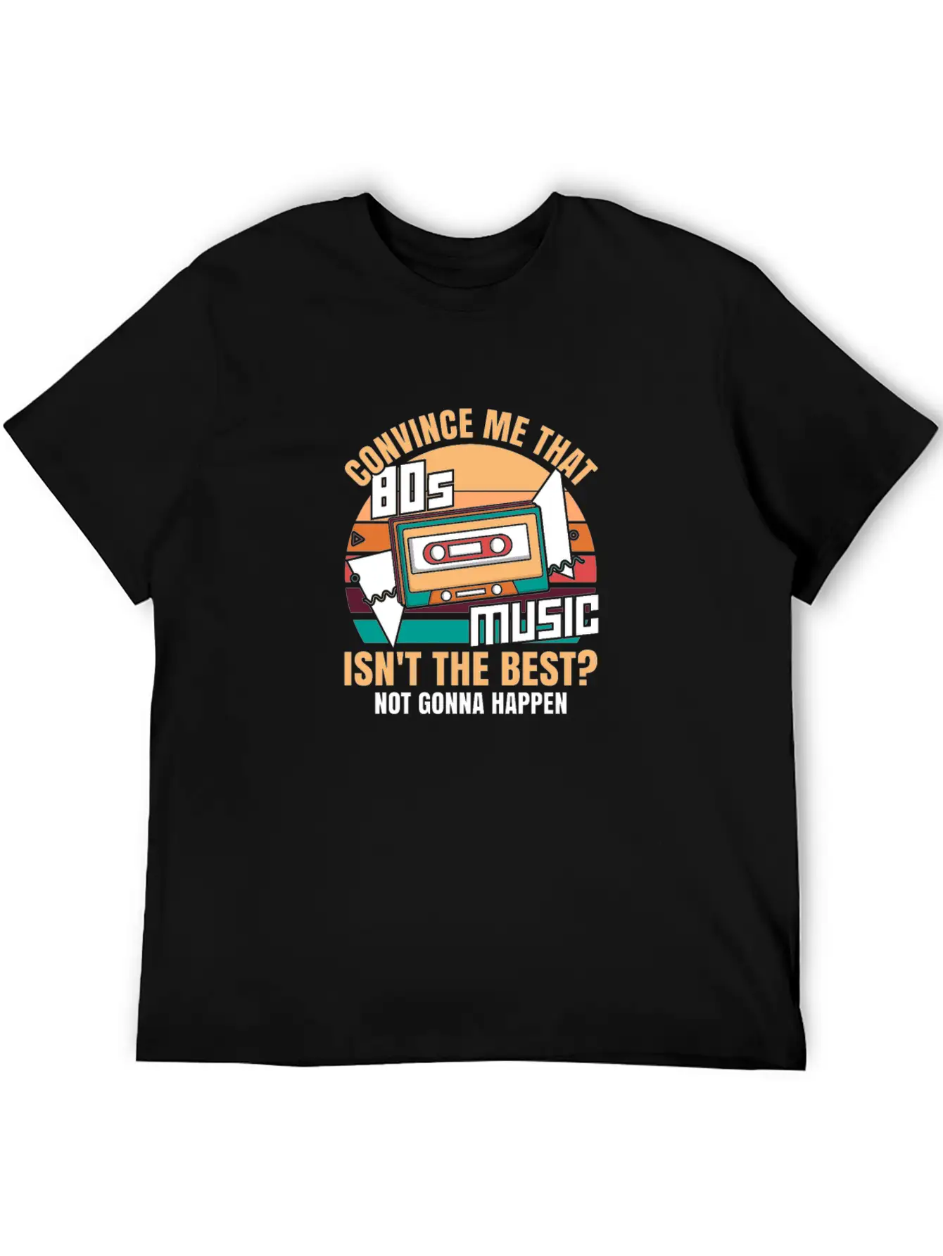 80s Music Essential Cotton Tee For Daily Outfits – Unisex Style