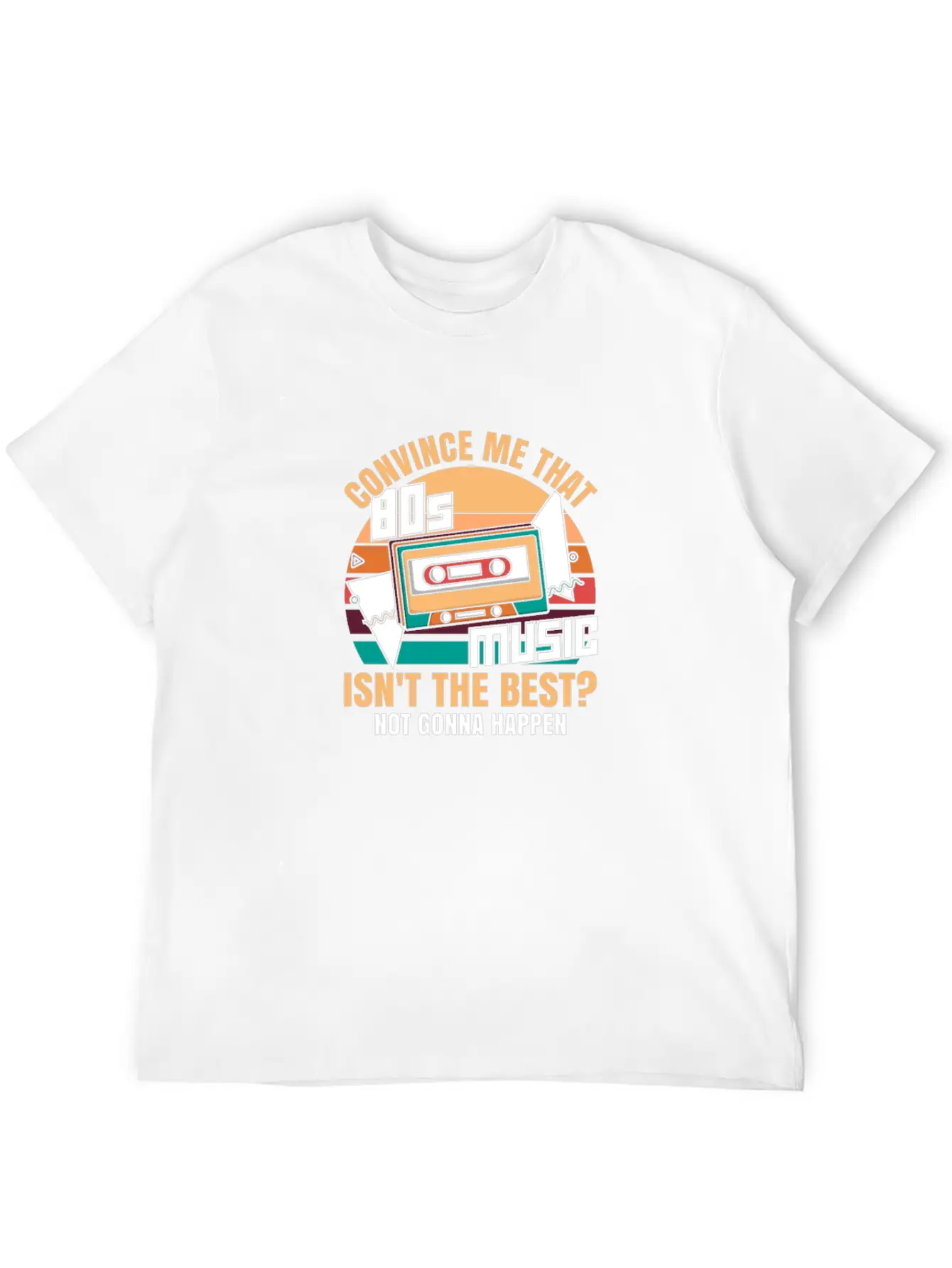 80s Music Essential Cotton Tee For Daily Outfits – Unisex Style