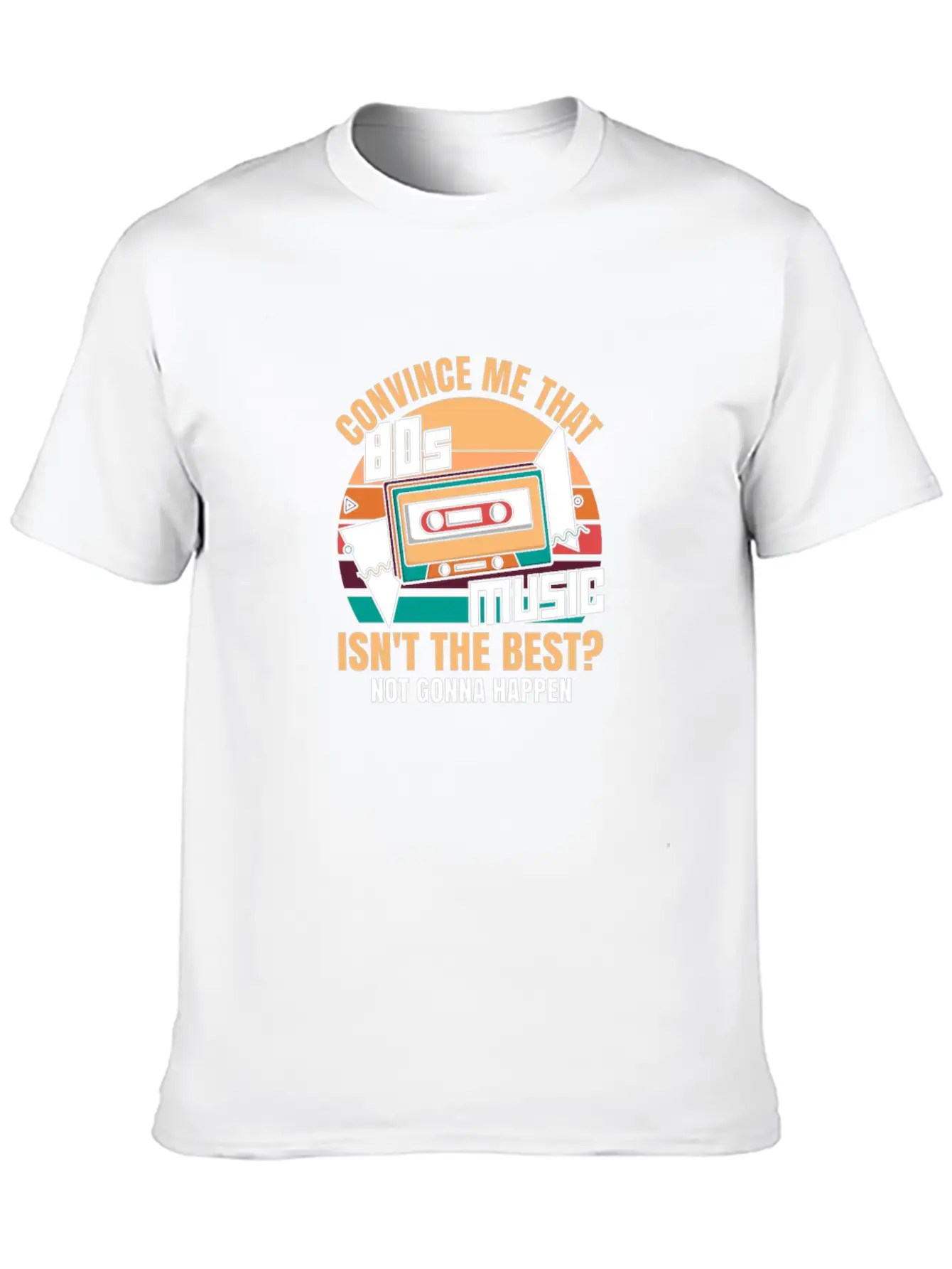 80s Music Essential Cotton Tee For Daily Outfits – Unisex Style