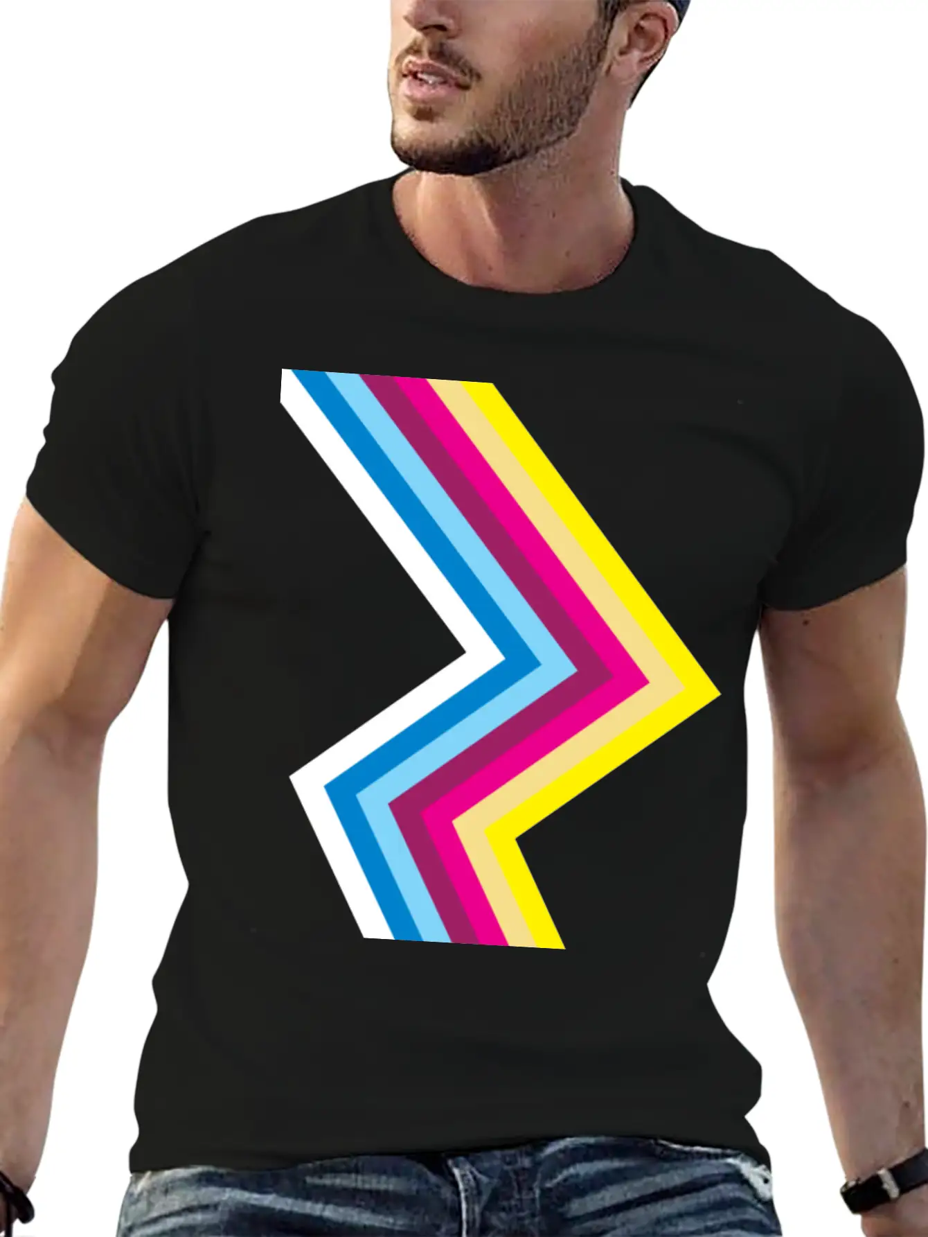 80s Neon Flash Lightweight Cotton T-Shirt – Daily Comfort Graphic Shirt