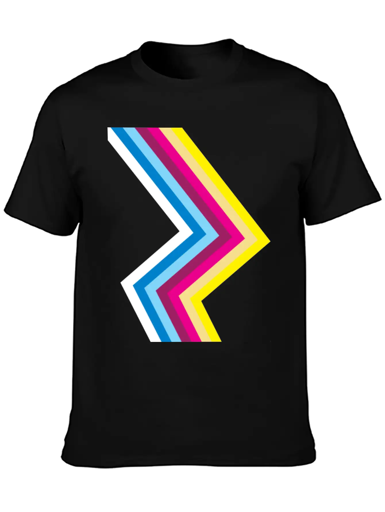 80s Neon Flash Lightweight Cotton T-Shirt – Daily Comfort Graphic Shirt