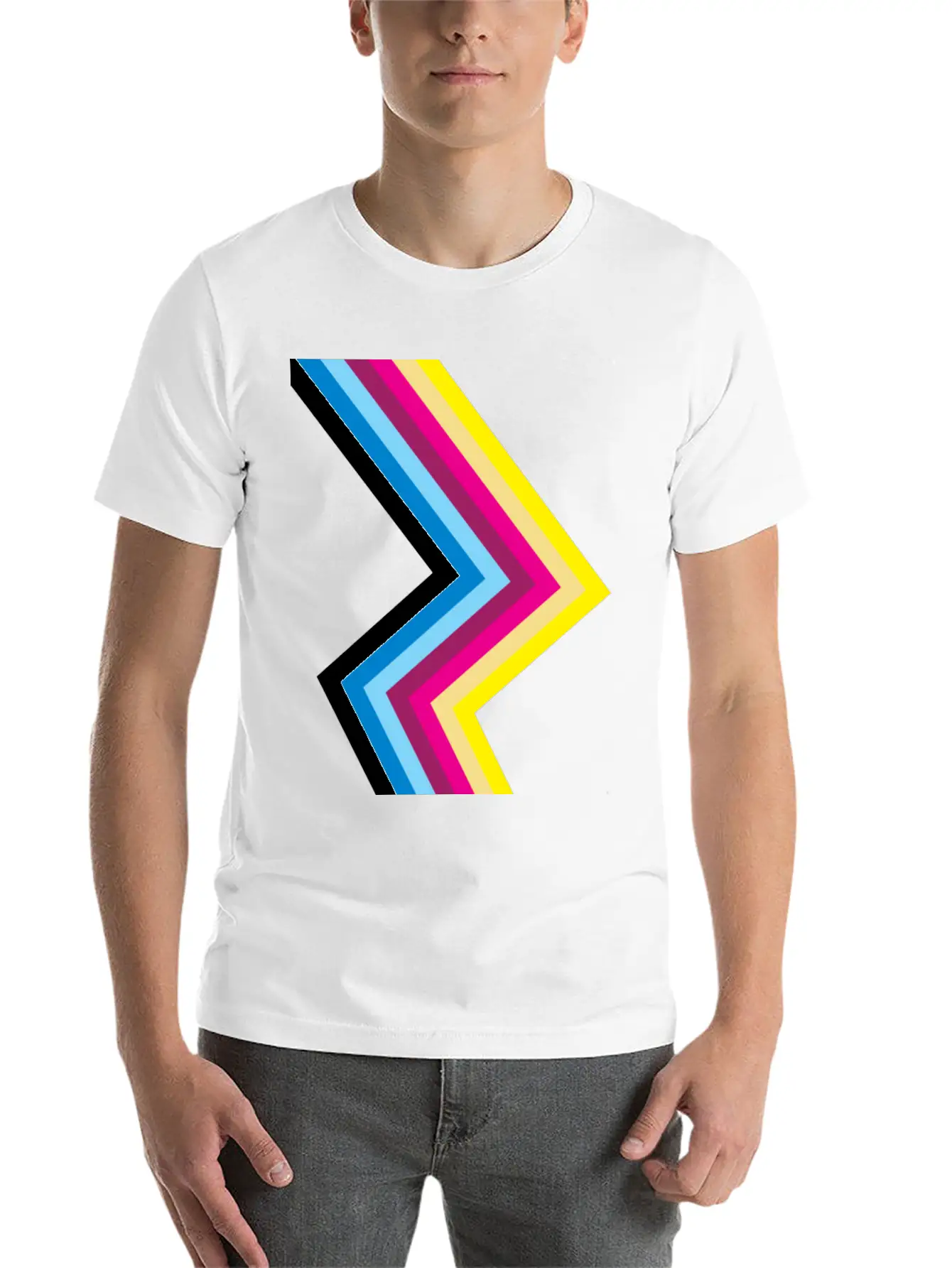 80s Neon Flash Lightweight Cotton T-Shirt – Daily Comfort Graphic Shirt