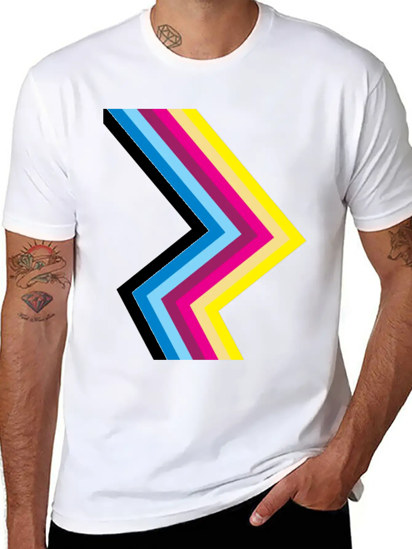 80s Neon Flash Lightweight Cotton T-Shirt – Daily Comfort Graphic Shirt
