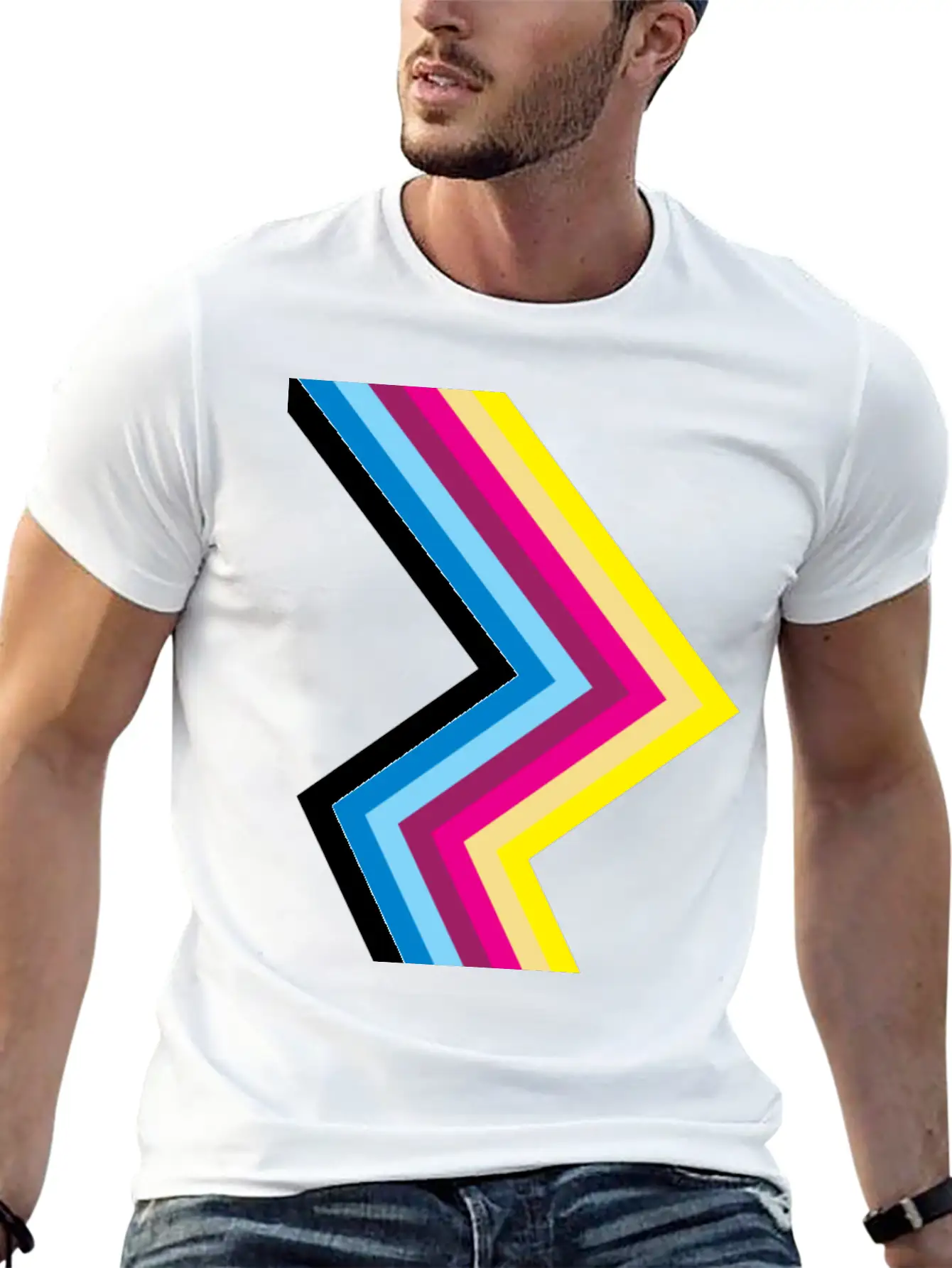 80s Neon Flash Lightweight Cotton T-Shirt – Daily Comfort Graphic Shirt