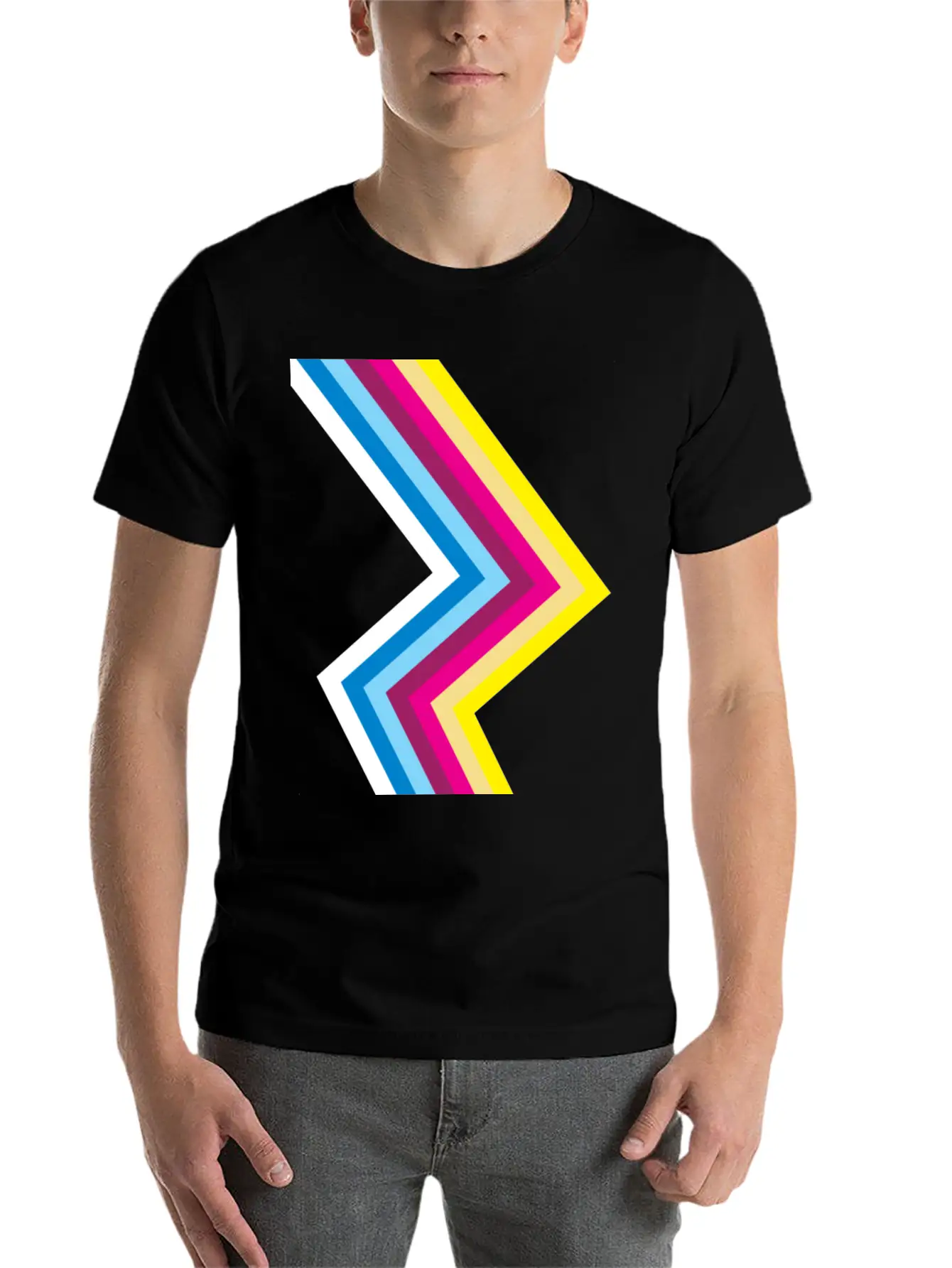 80s Neon Flash Lightweight Cotton T-Shirt – Daily Comfort Graphic Shirt