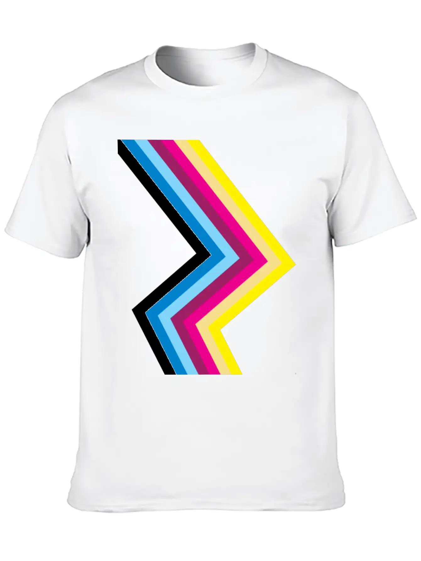 80s Neon Flash Lightweight Cotton T-Shirt – Daily Comfort Graphic Shirt